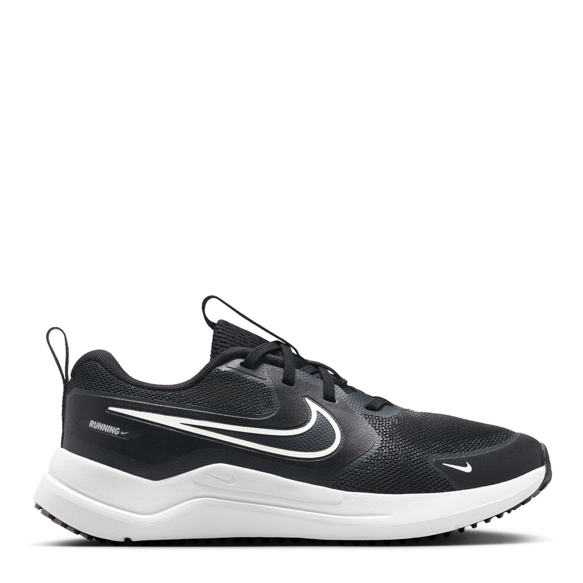Nike Boys Cosmic Runners Juniors - Black/White - 3 (35.5)