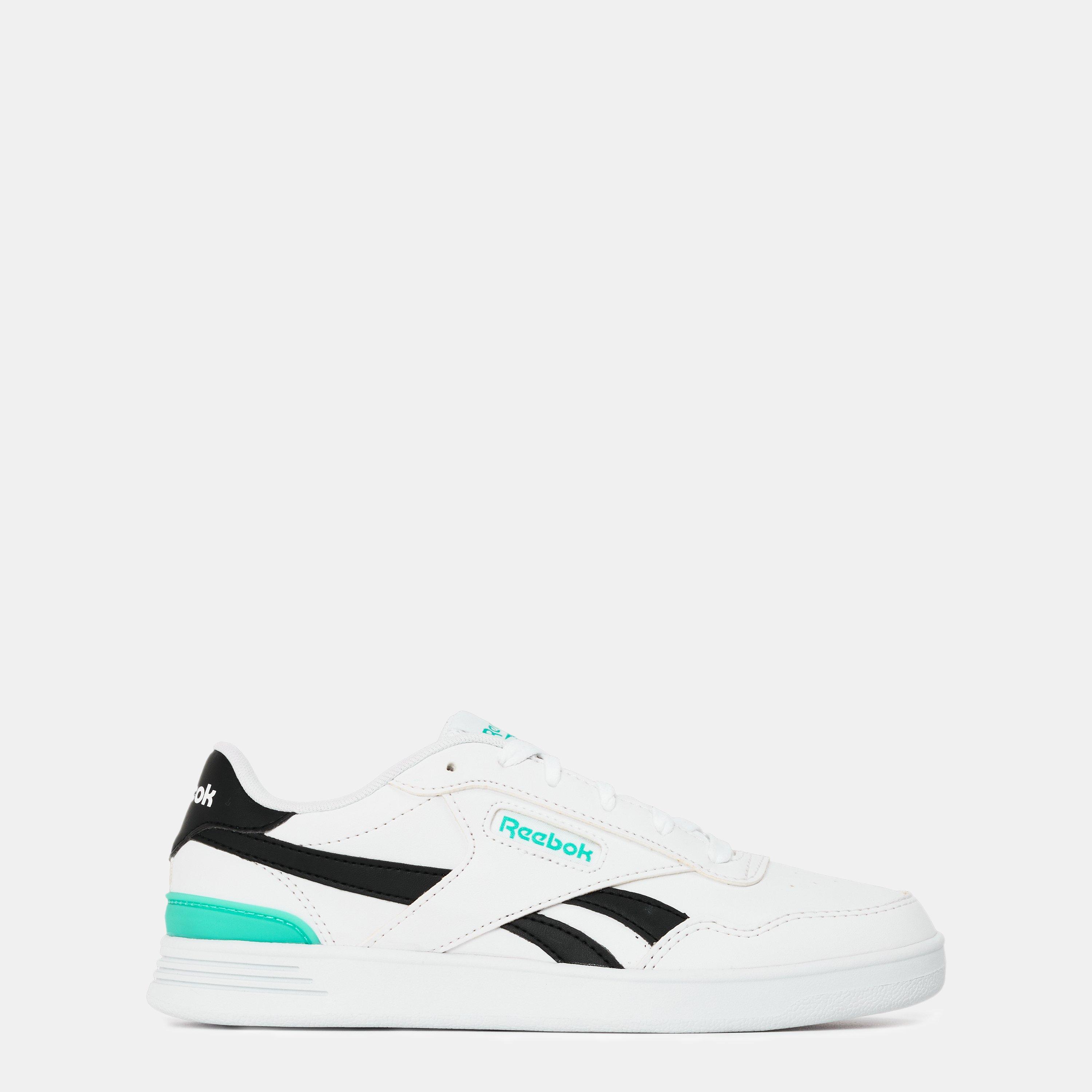 White/Black/Tea - Reebok - Unisex Kids' Court Advance Runner - 1