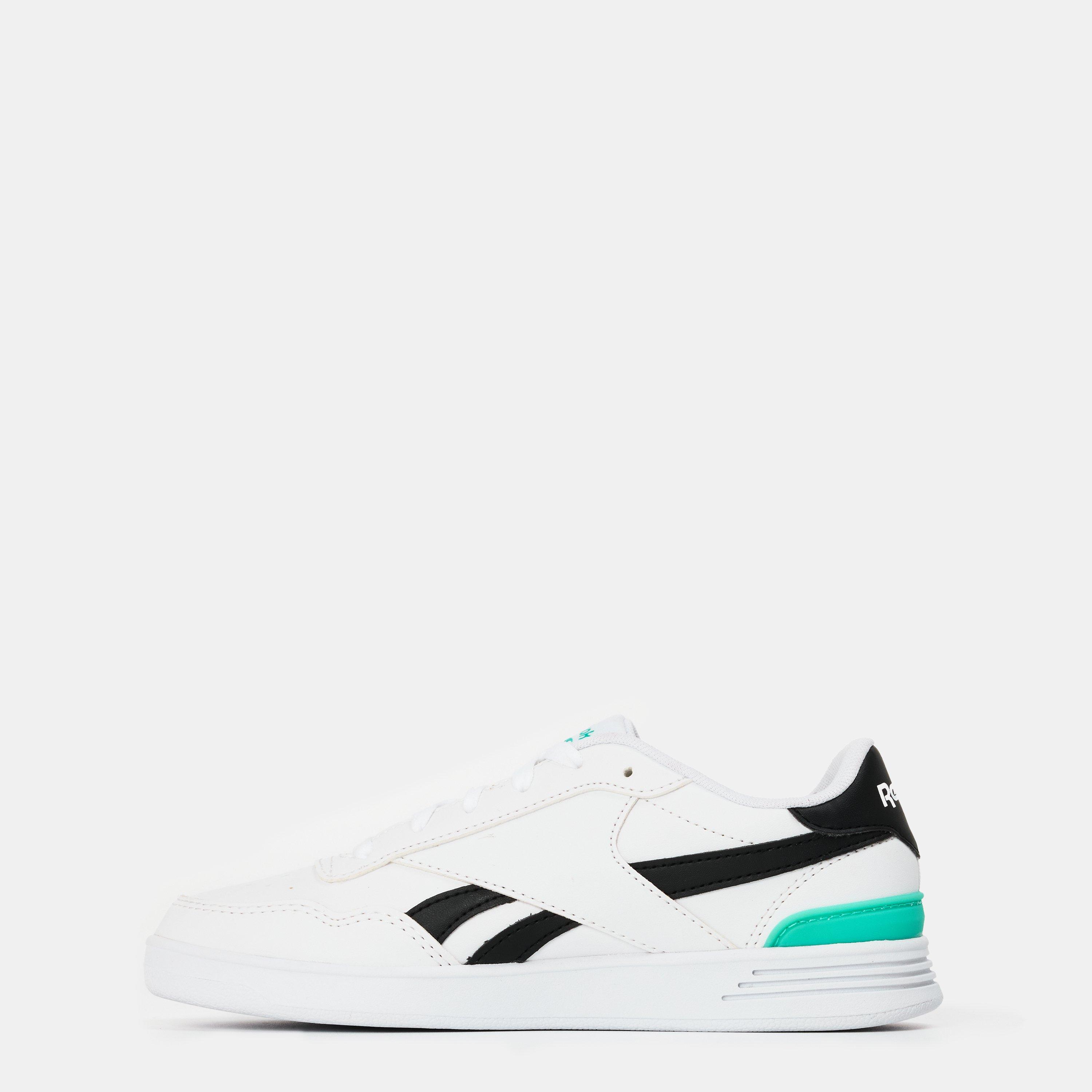 White/Black/Tea - Reebok - Kids' Court Advance Runner - 2