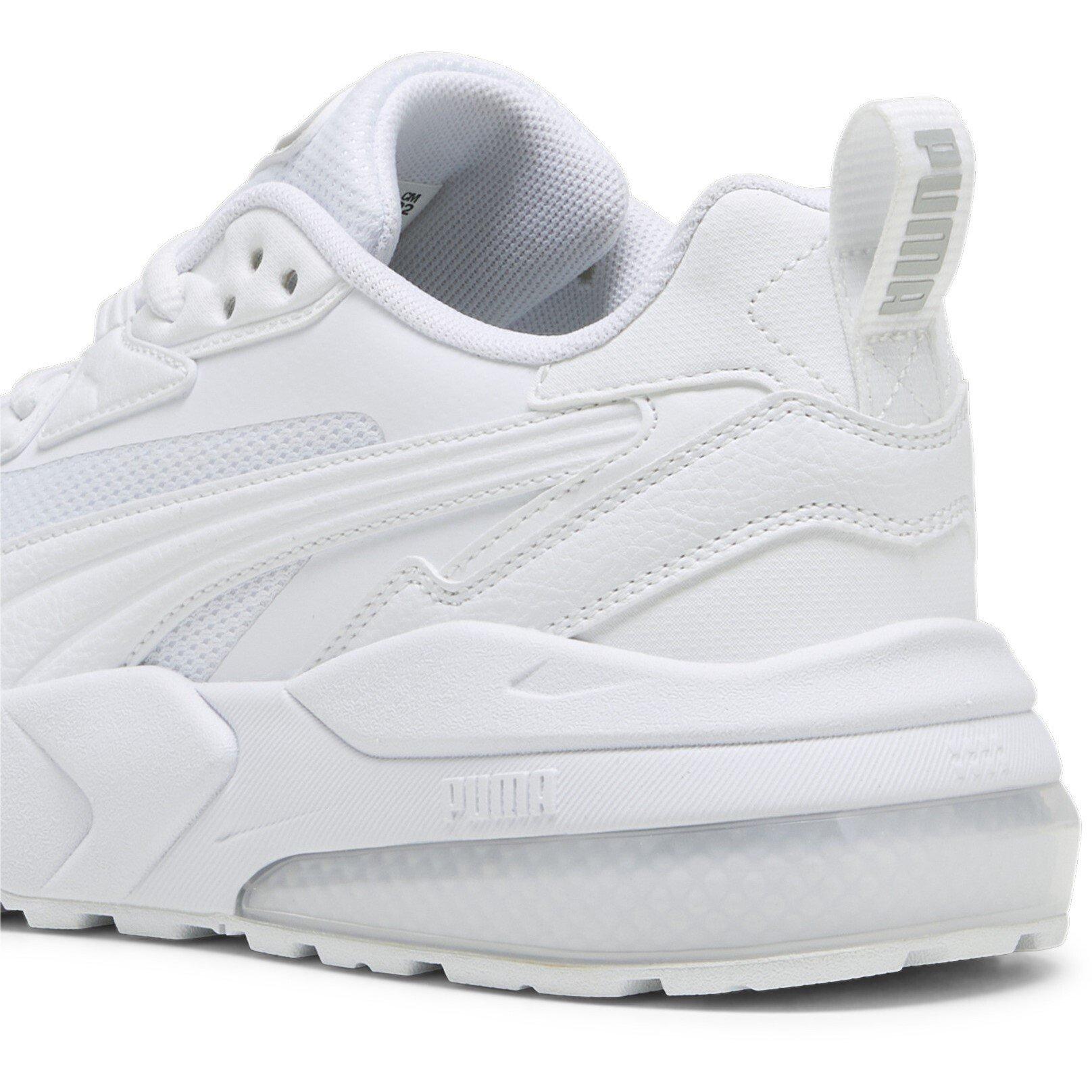 White/White - Puma - Kids' Vis2k Jr Runners - 5