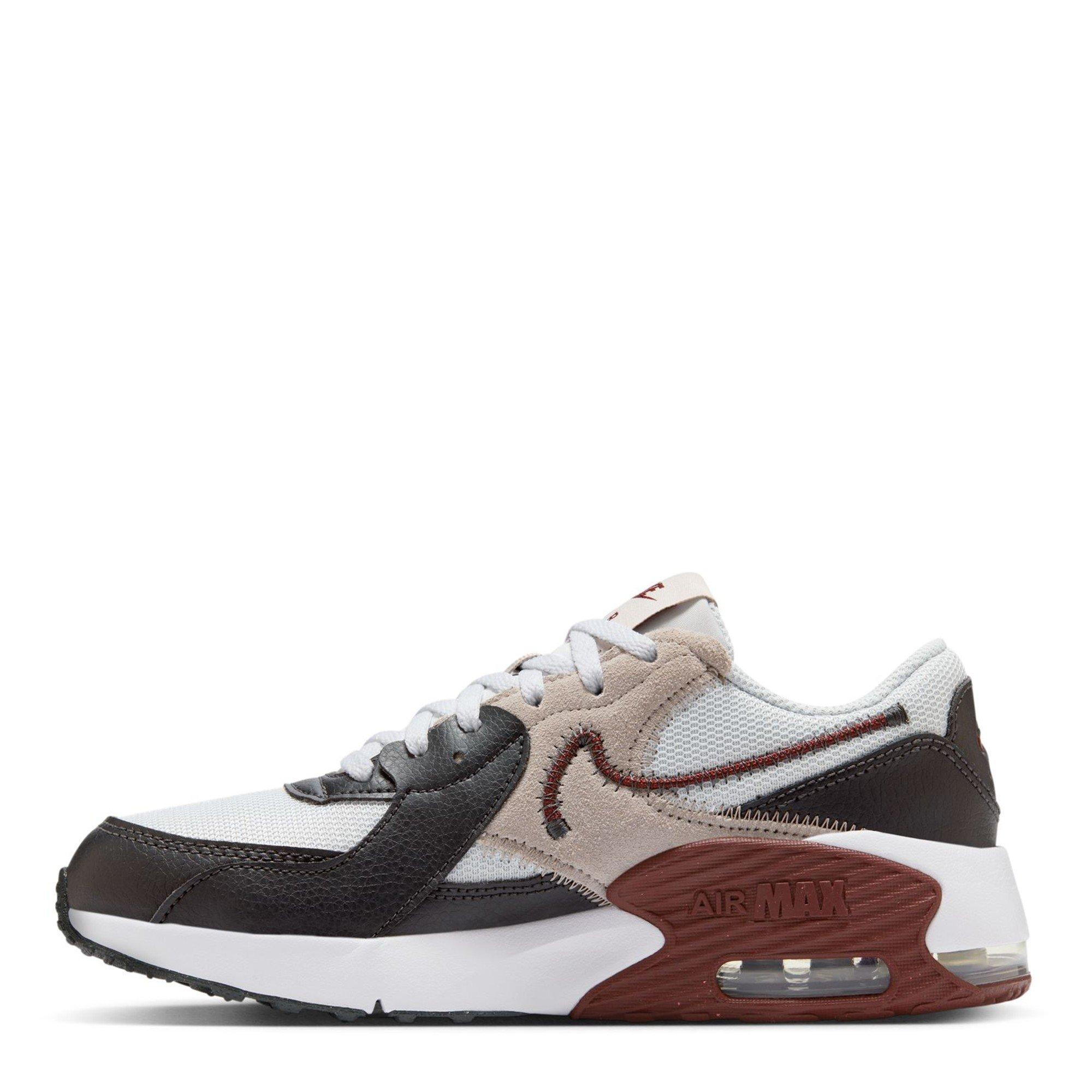 Platinum/Red - Nike - Air Max Excee Juniors Shoes - 2