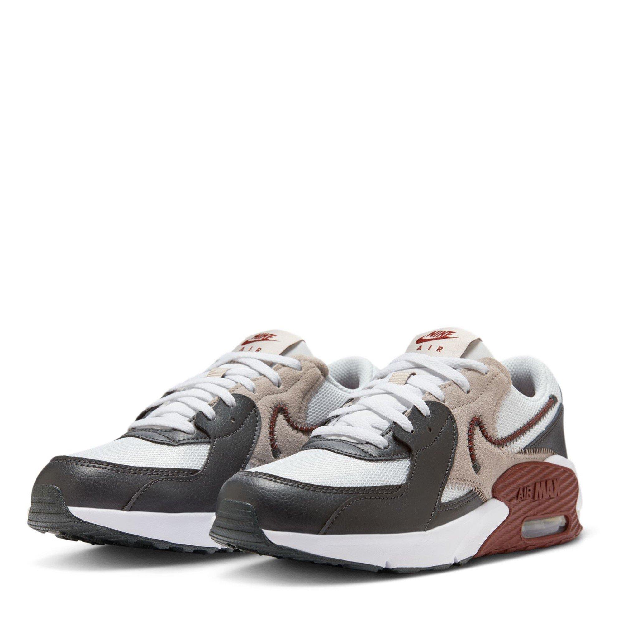 Platinum/Red - Nike - Air Max Excee Juniors Shoes - 3