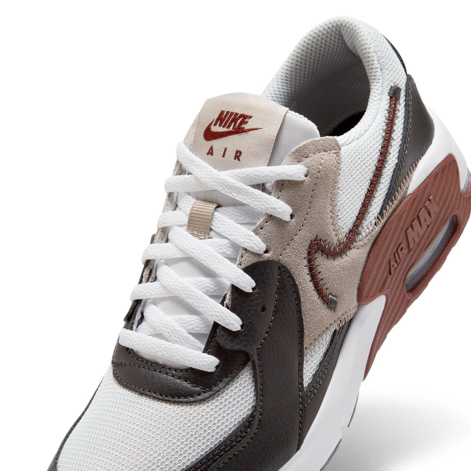 Platinum/Red - Nike - Air Max Excee Juniors Shoes - 7