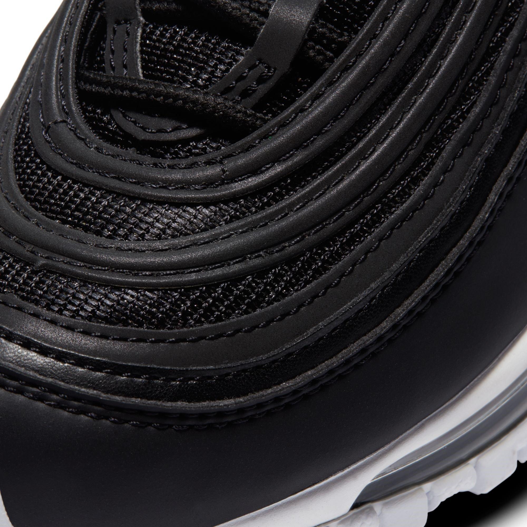 Noir/Blanc - Nike - Air Max 97 Junior Trainers - 7