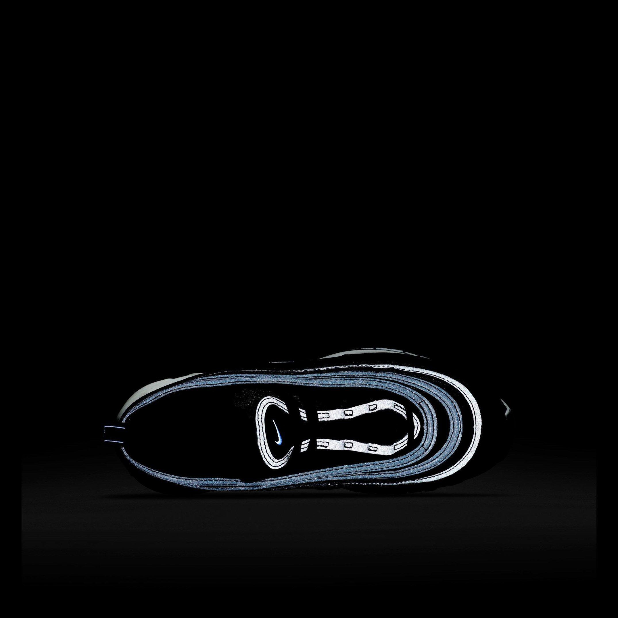 Noir/Blanc - Nike - Air Max 97 Junior Trainers - 9