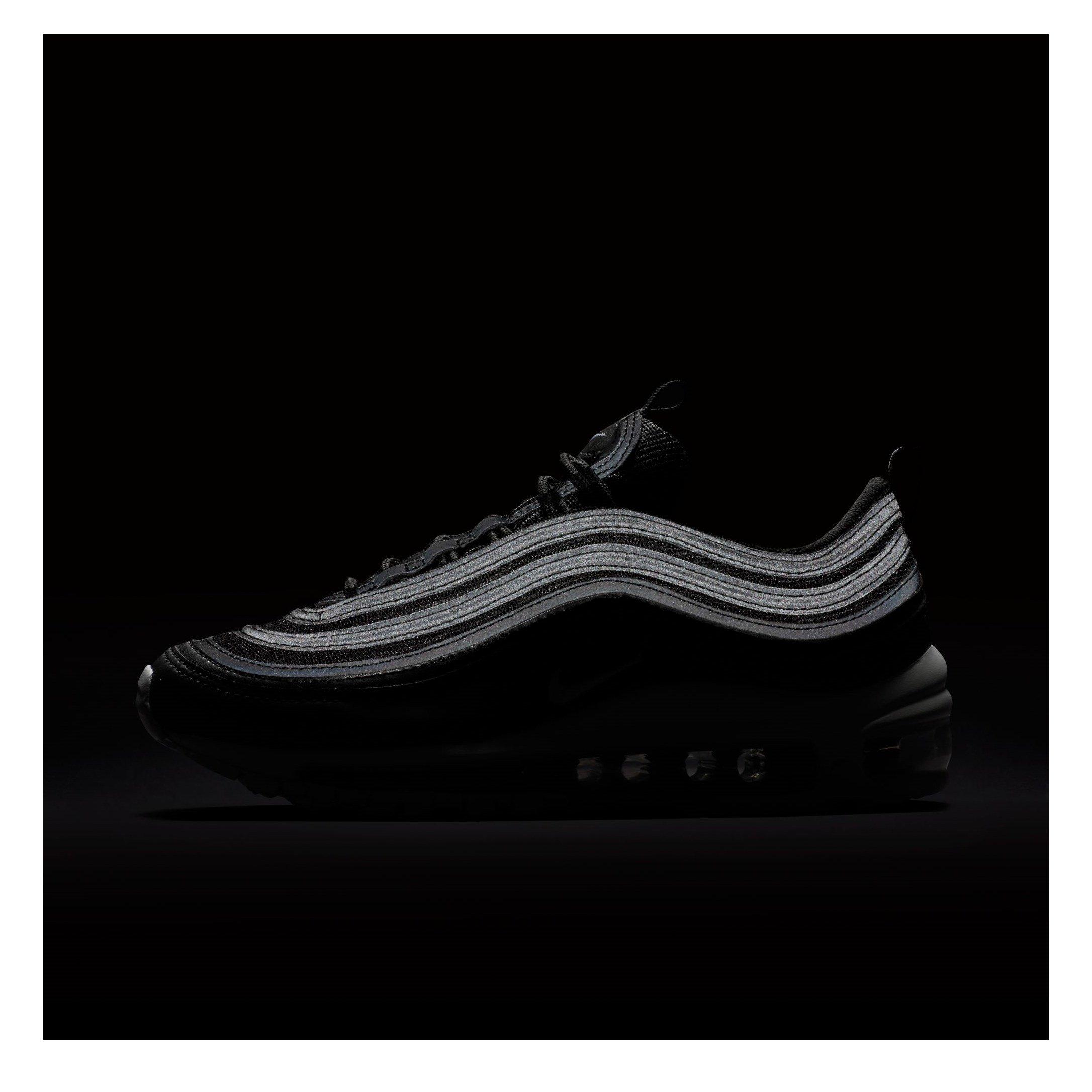 Noir/Blanc - Nike - Air Max 97 Junior Trainers - 10