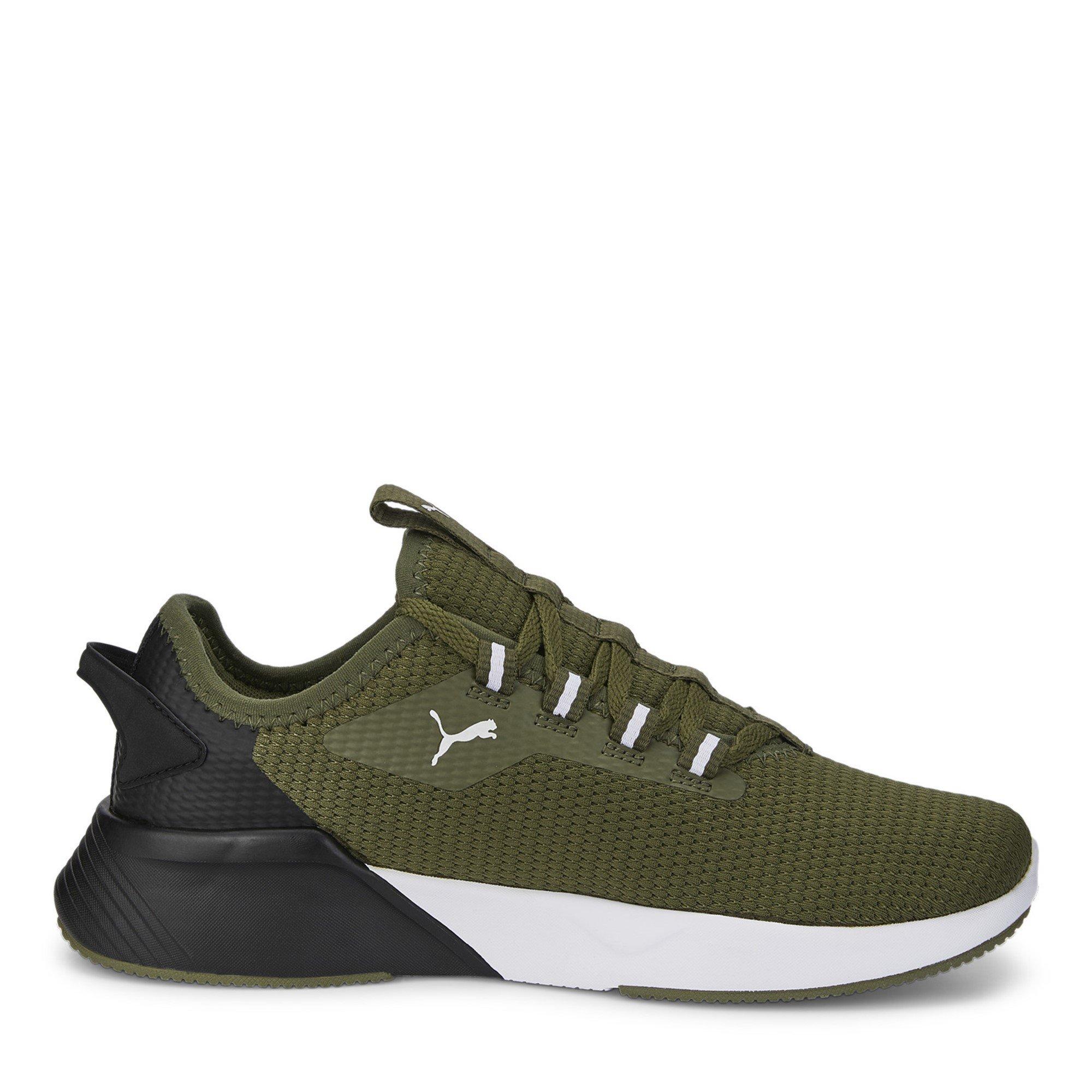 Green/Black - Puma - Retaliate 2 Junior Boys Trainers - 4