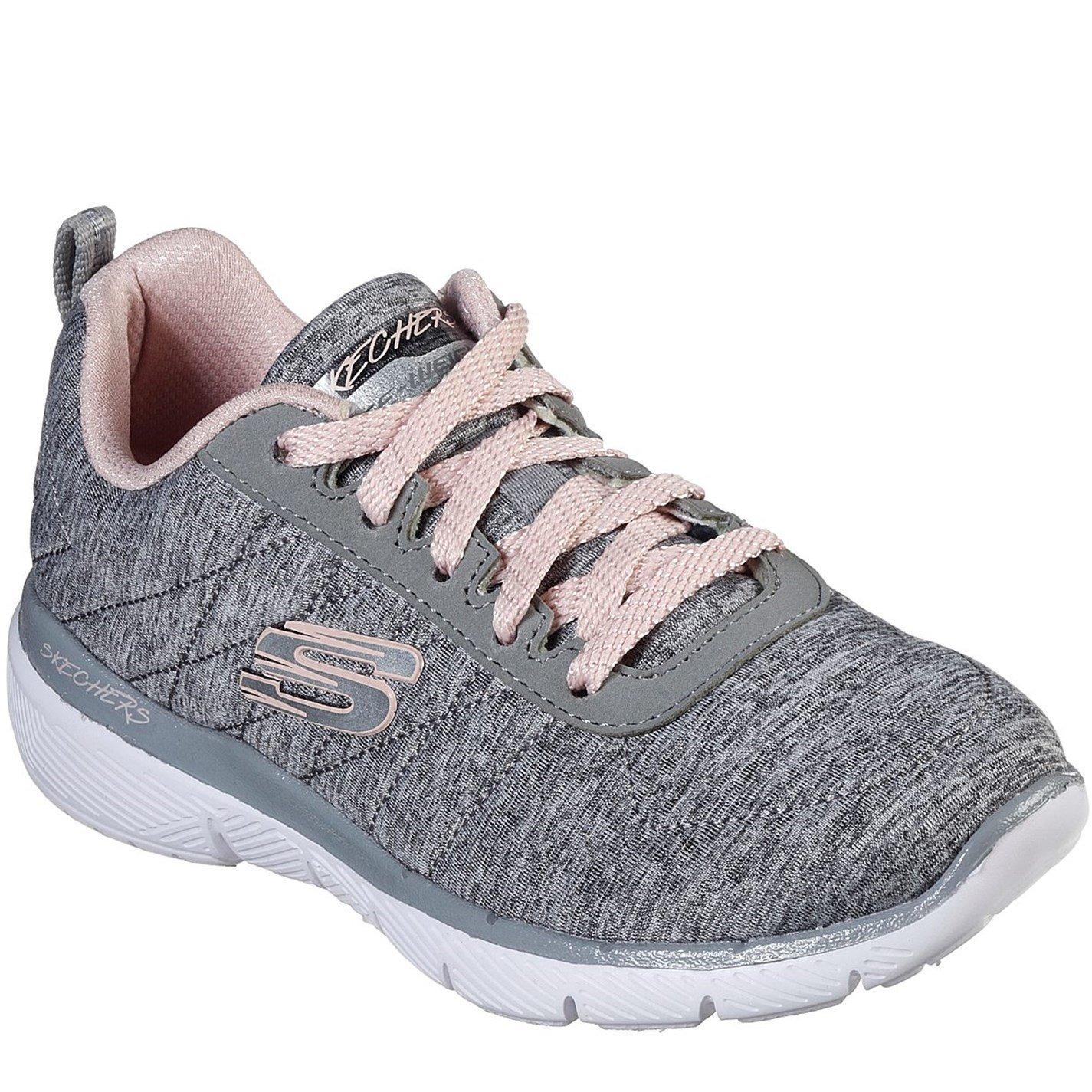 Gris/Rosa claro - Skechers - Appeal 3.0 Trainers Junior Girls - 1