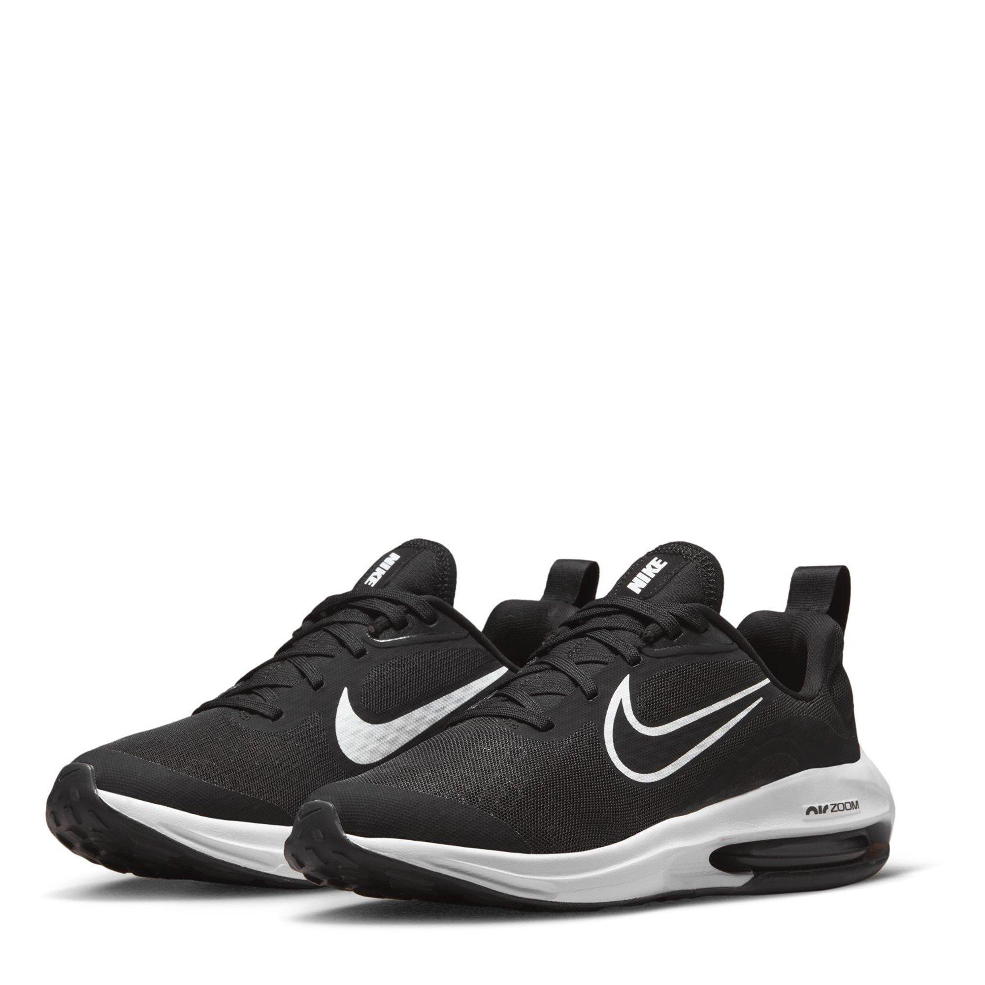 Negro/Blanco - Nike - Air Zoom Arcadia 2 Big Kids' Road Running Shoes - 3