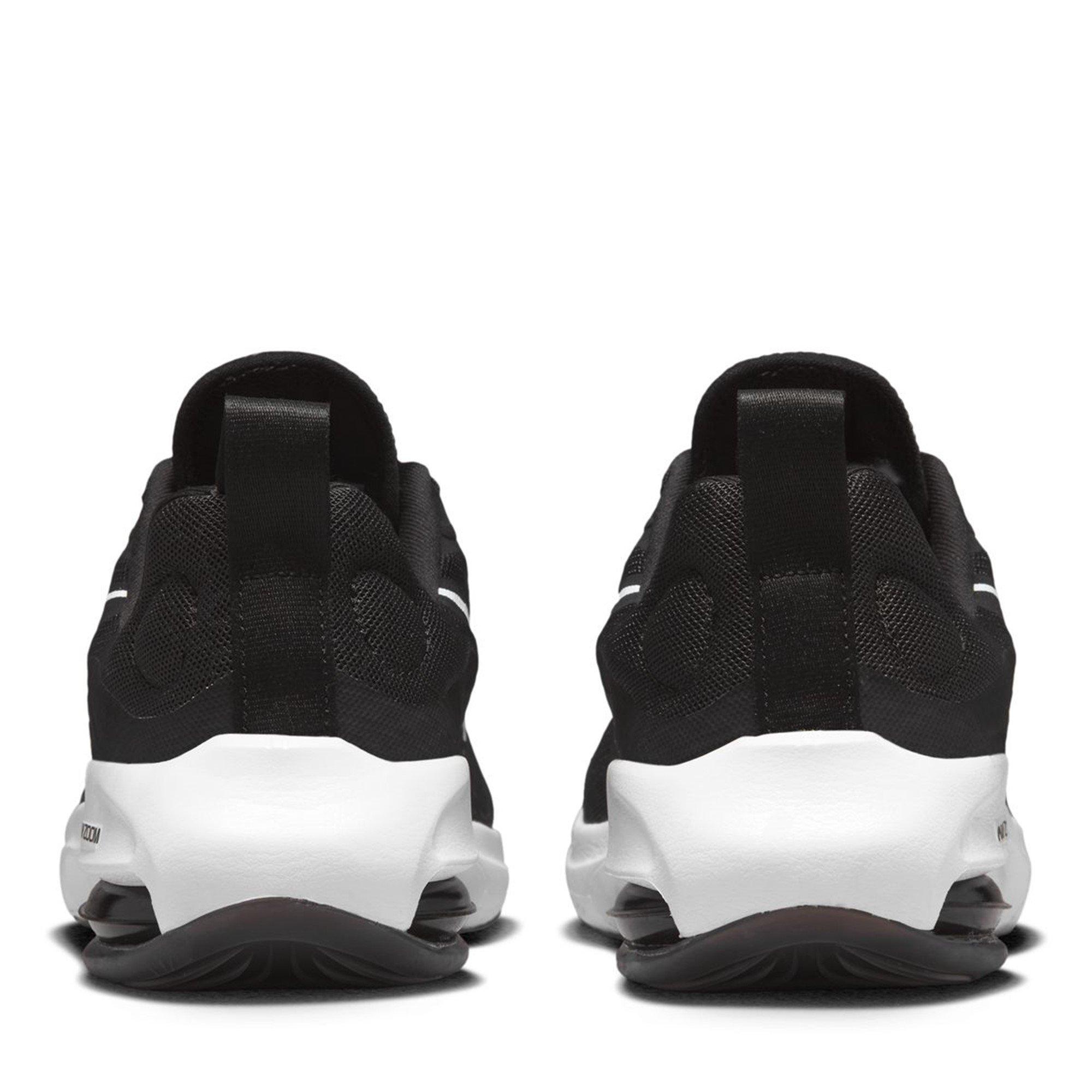 Negro/Blanco - Nike - Air Zoom Arcadia 2 Big Kids' Road Running Shoes - 4