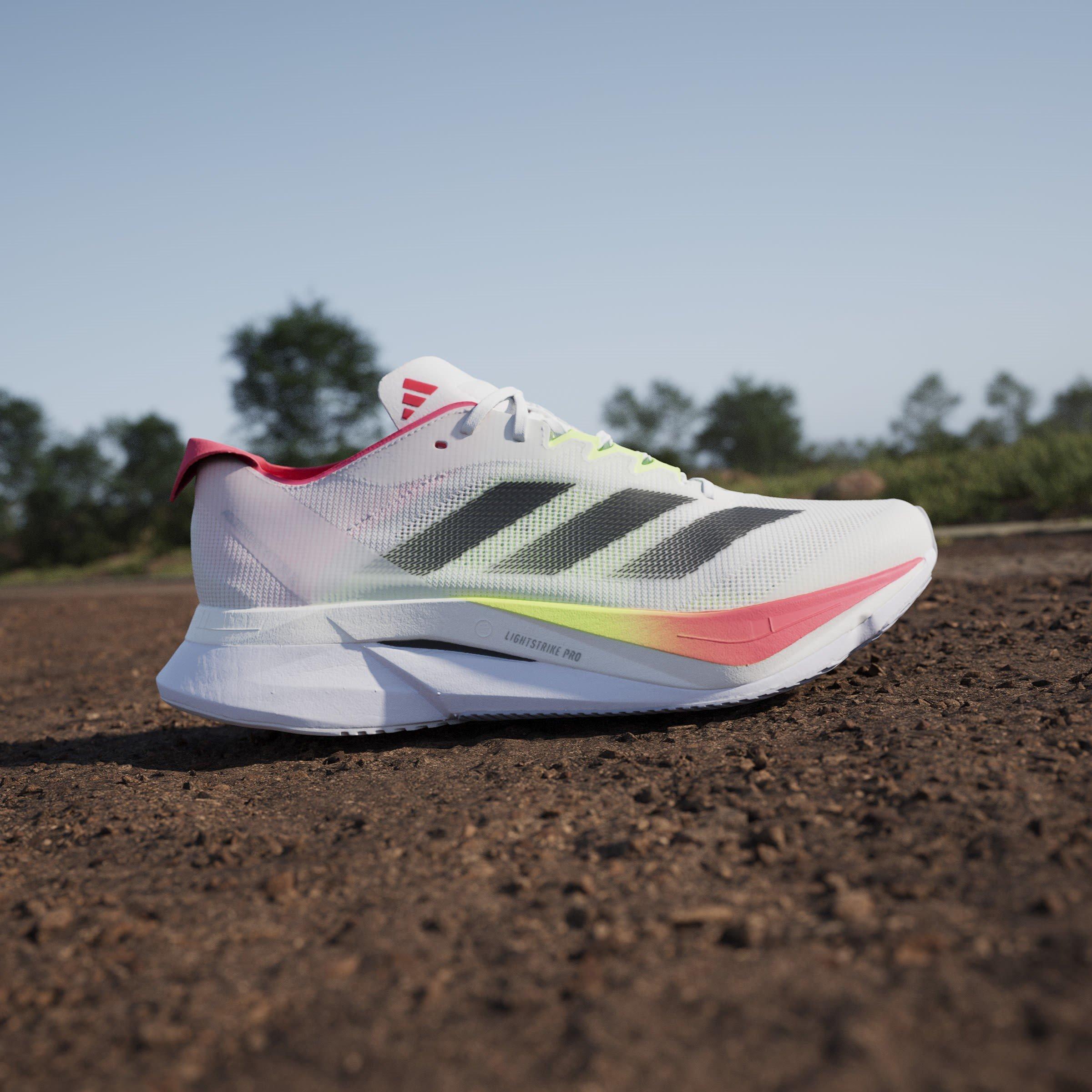 White/Blk/Red - adidas - Boston 12 Runners - 12