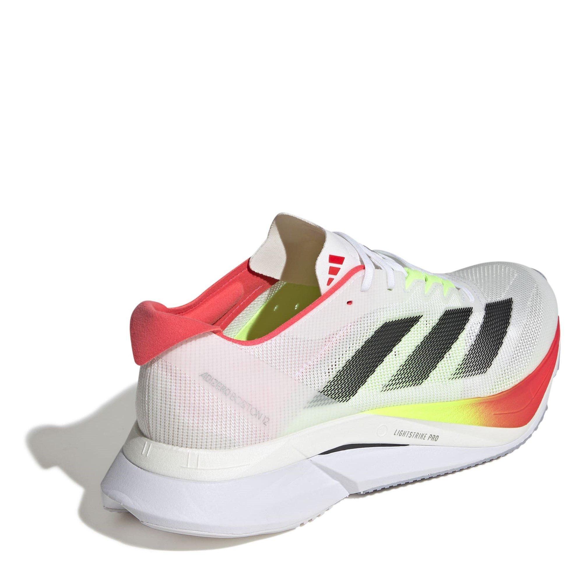 White/Blk/Red - adidas - Boston 12 Runners - 4
