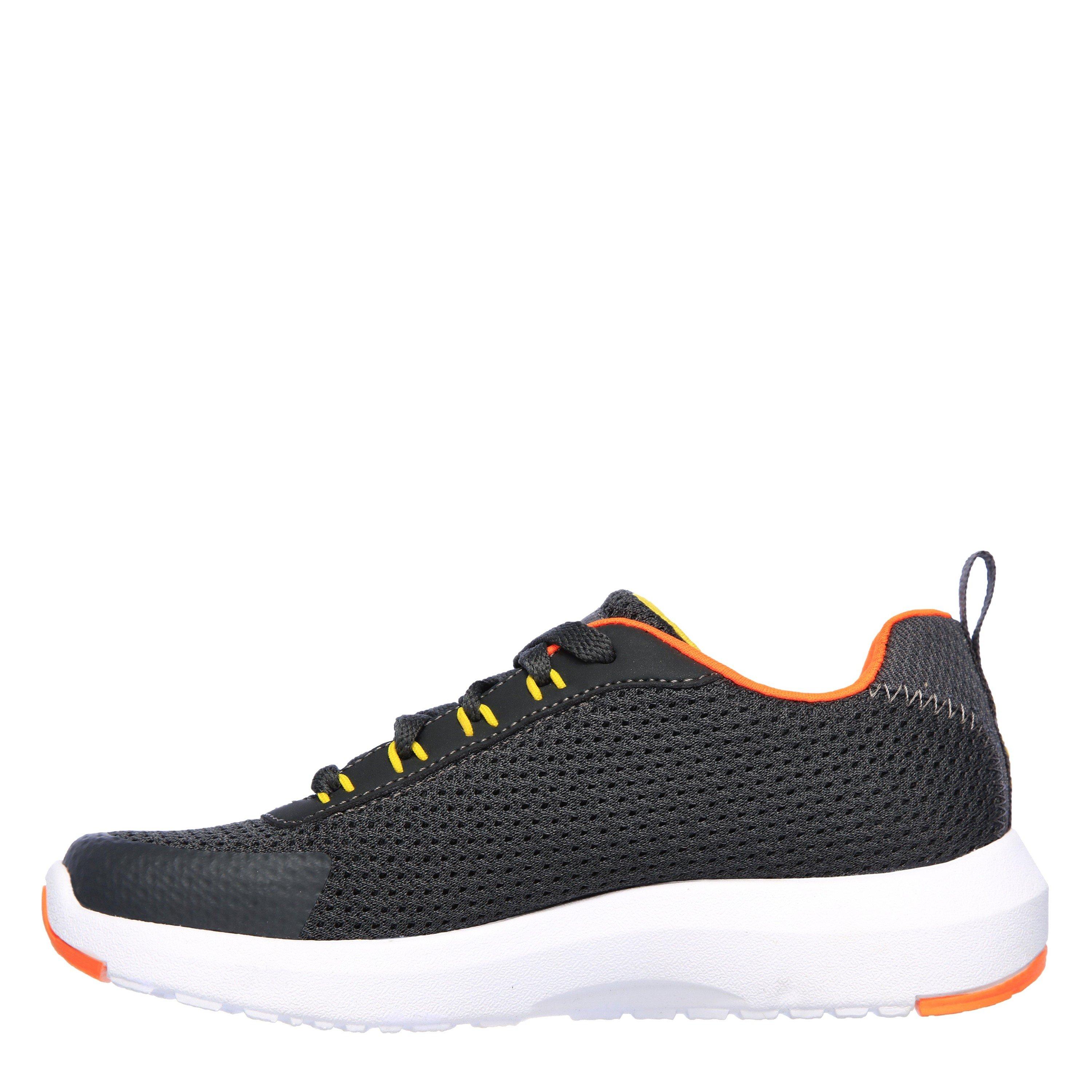 Grigio/Arancione - Skechers - Dyna Tread Junior Trainers - 2