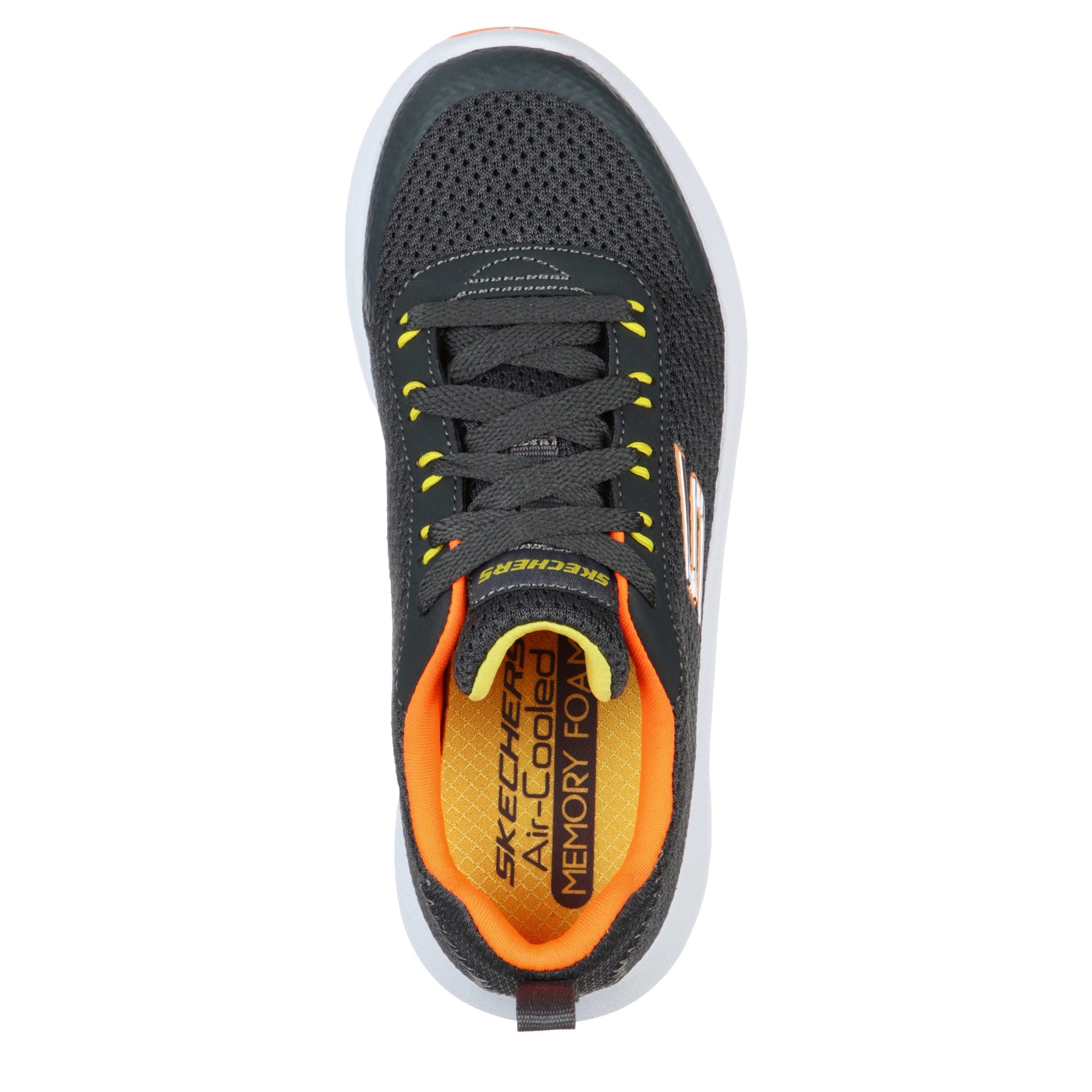 Grigio/Arancione - Skechers - Dyna Tread Junior Trainers - 4