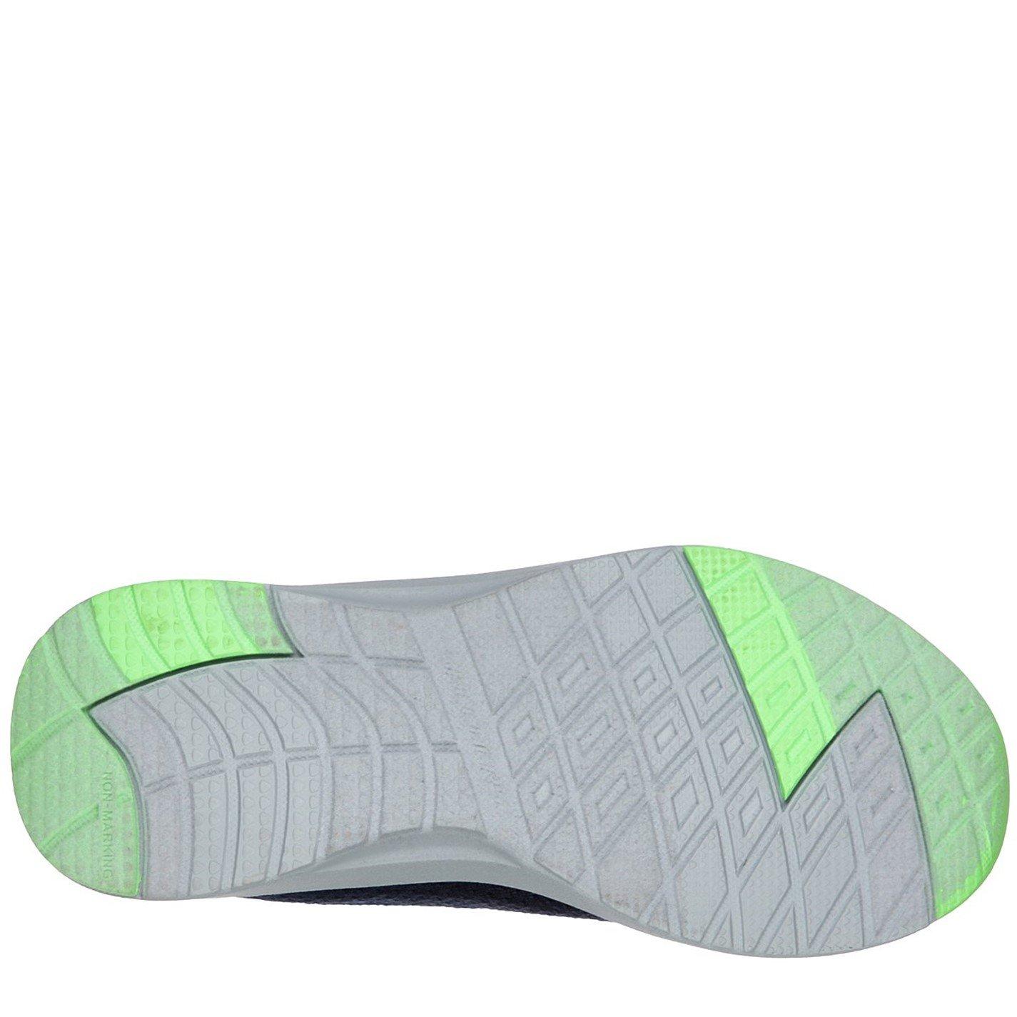 Navy/Lime - Skechers - Dyna Tread Junior Trainers - 4