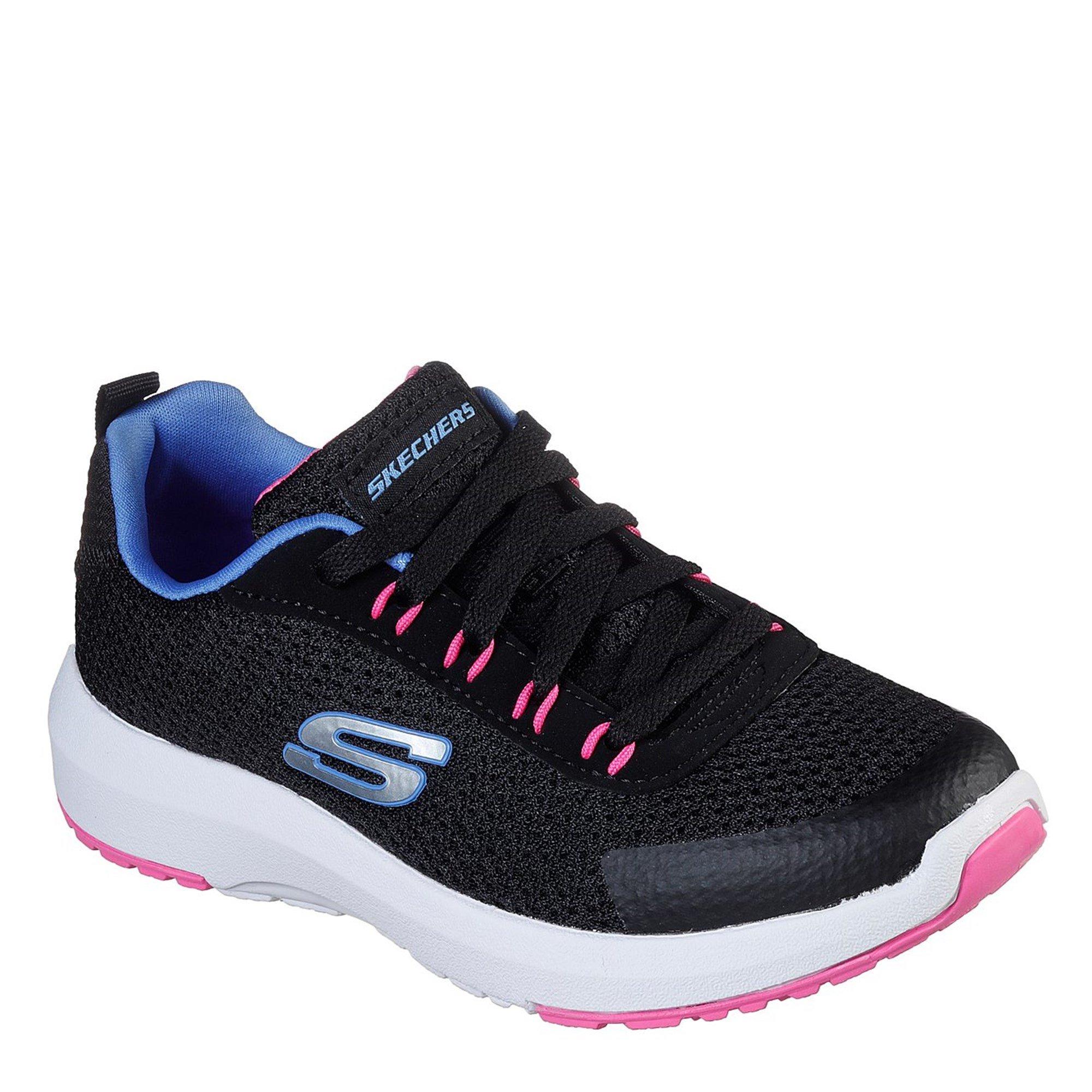 Zwart/Roze - Skechers - Dyna Tread Junior Trainers - 3