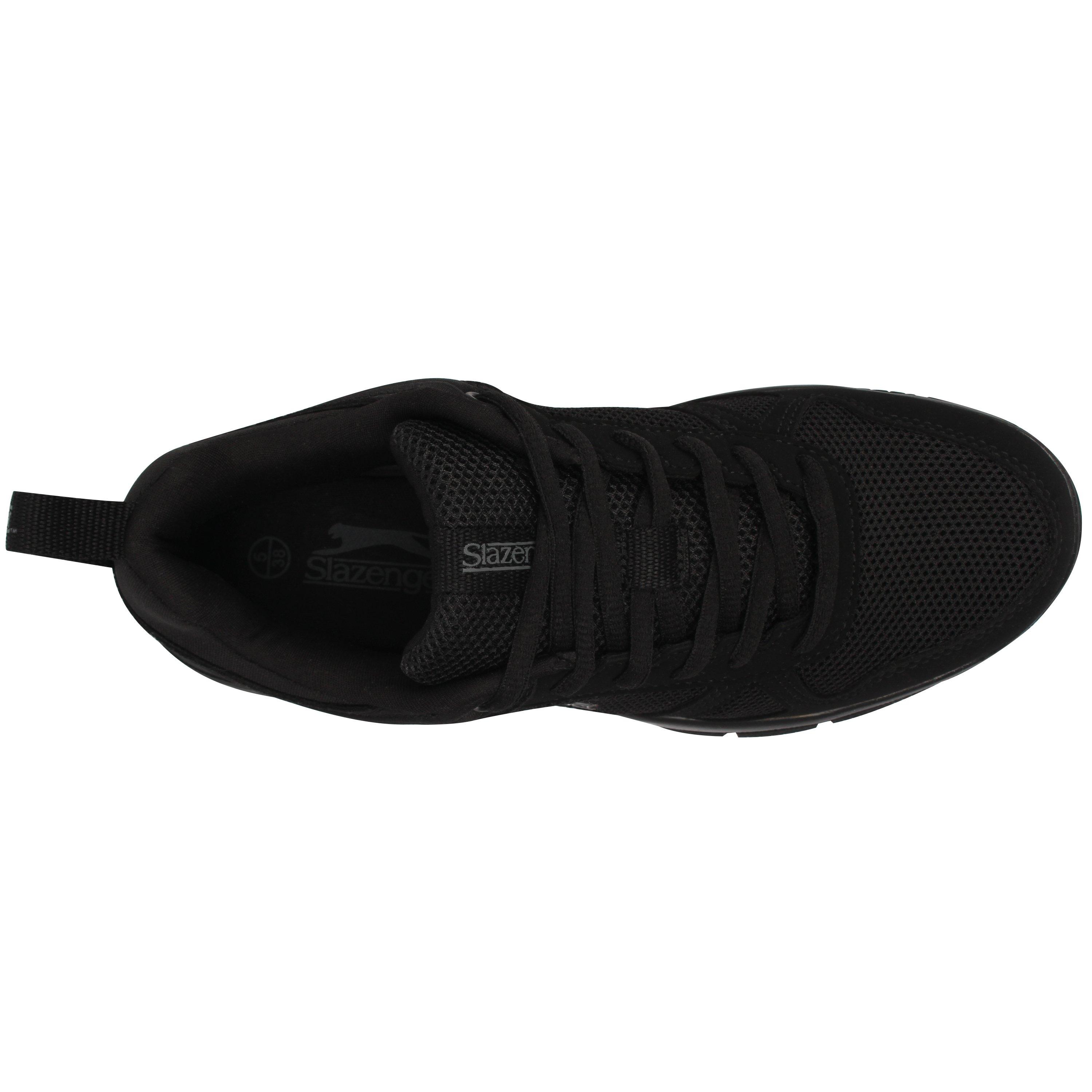 Black/Black - Slazenger - Force Mesh Junior Trainers - 3