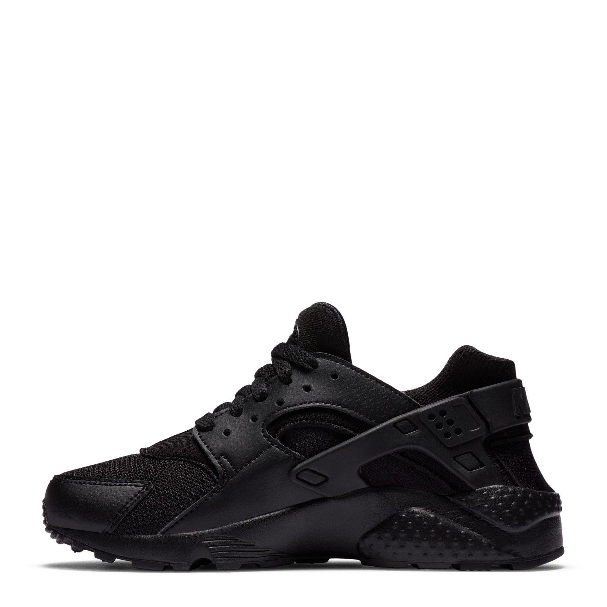 Triple Black - Nike - Huarache Run Big Kids' Shoes - 2