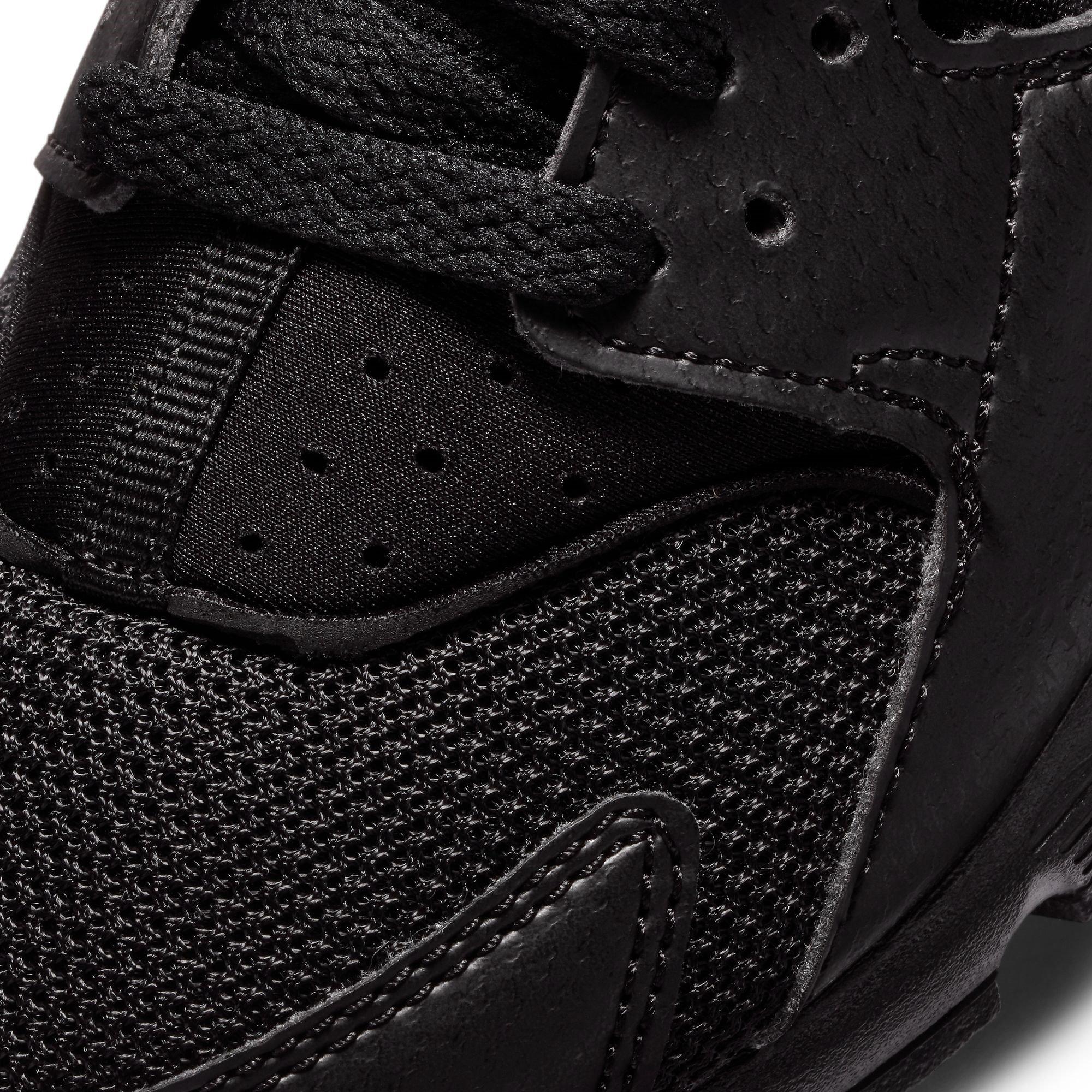 Triple Black - Nike - Huarache Run Big Kids' Shoes - 7