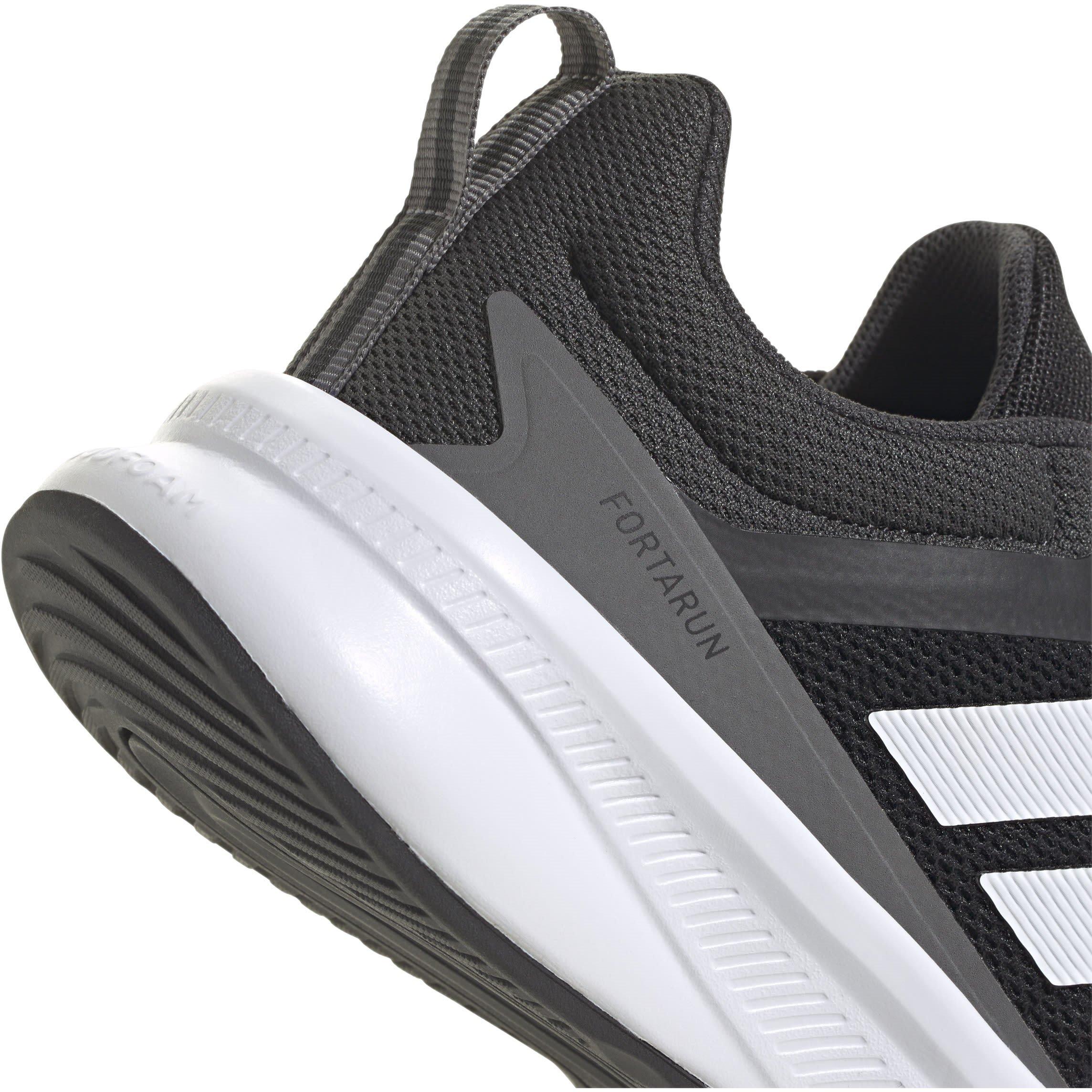 CBlk/Wht/Carbon - adidas - FortaRun 4.0 Juniors Shoes - 8