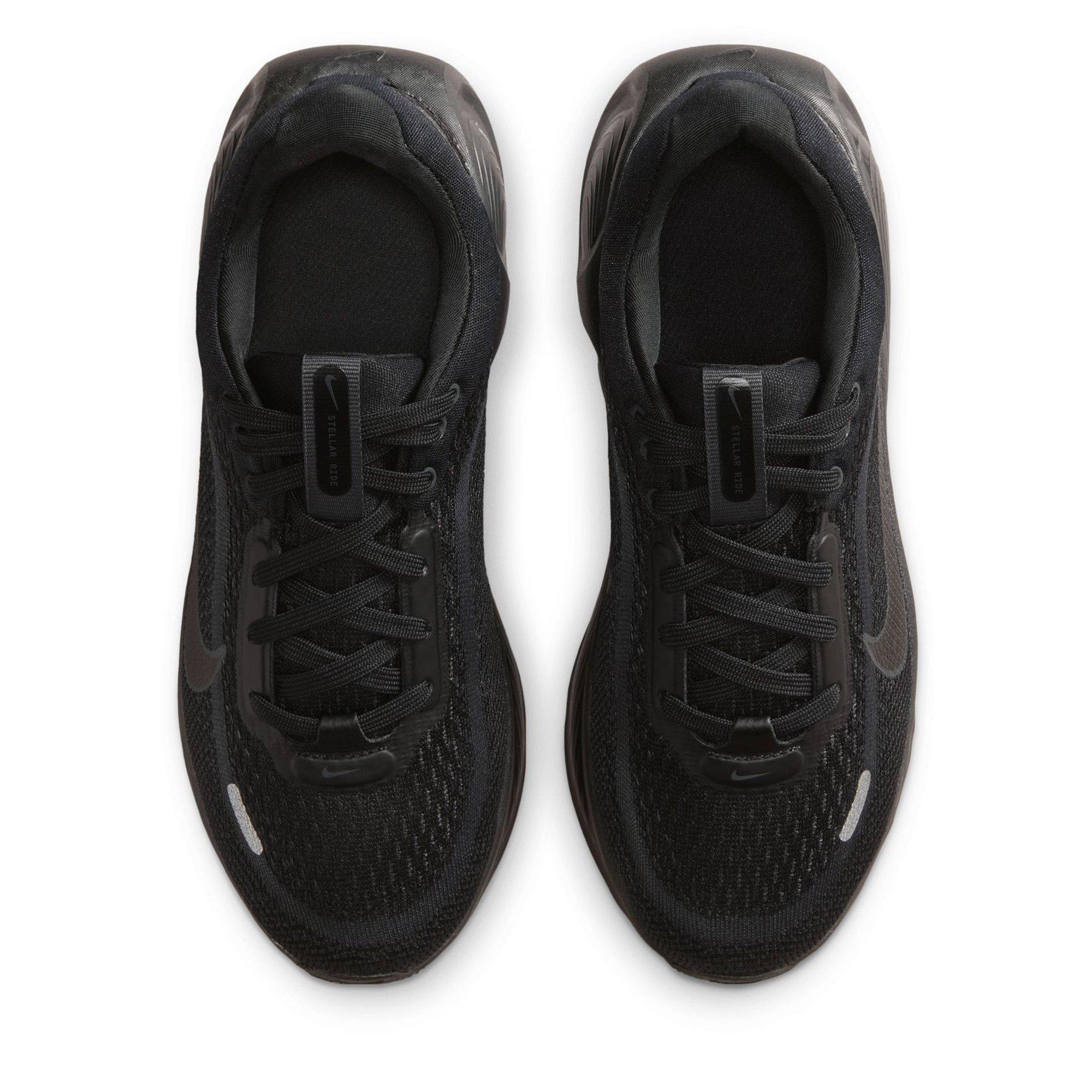 Blk/Anthracite - Nike - Stellar Ride Kids Running Shoes - 5