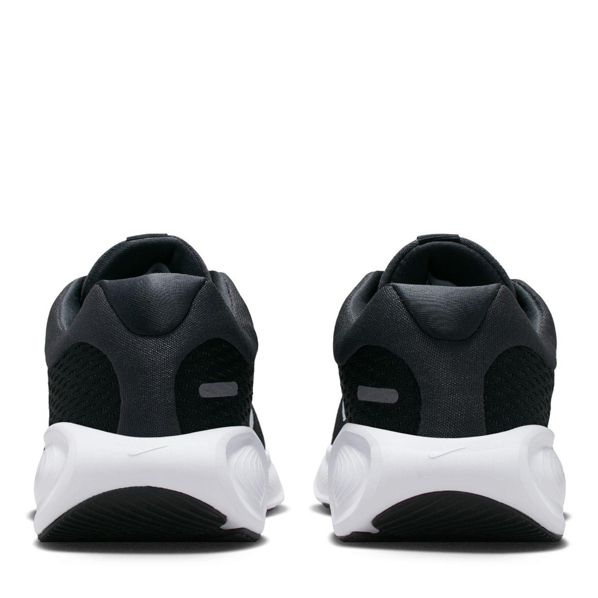 Blk/Wht-Anthra - Nike - Stellar Ride Junior Running Shoes - 4