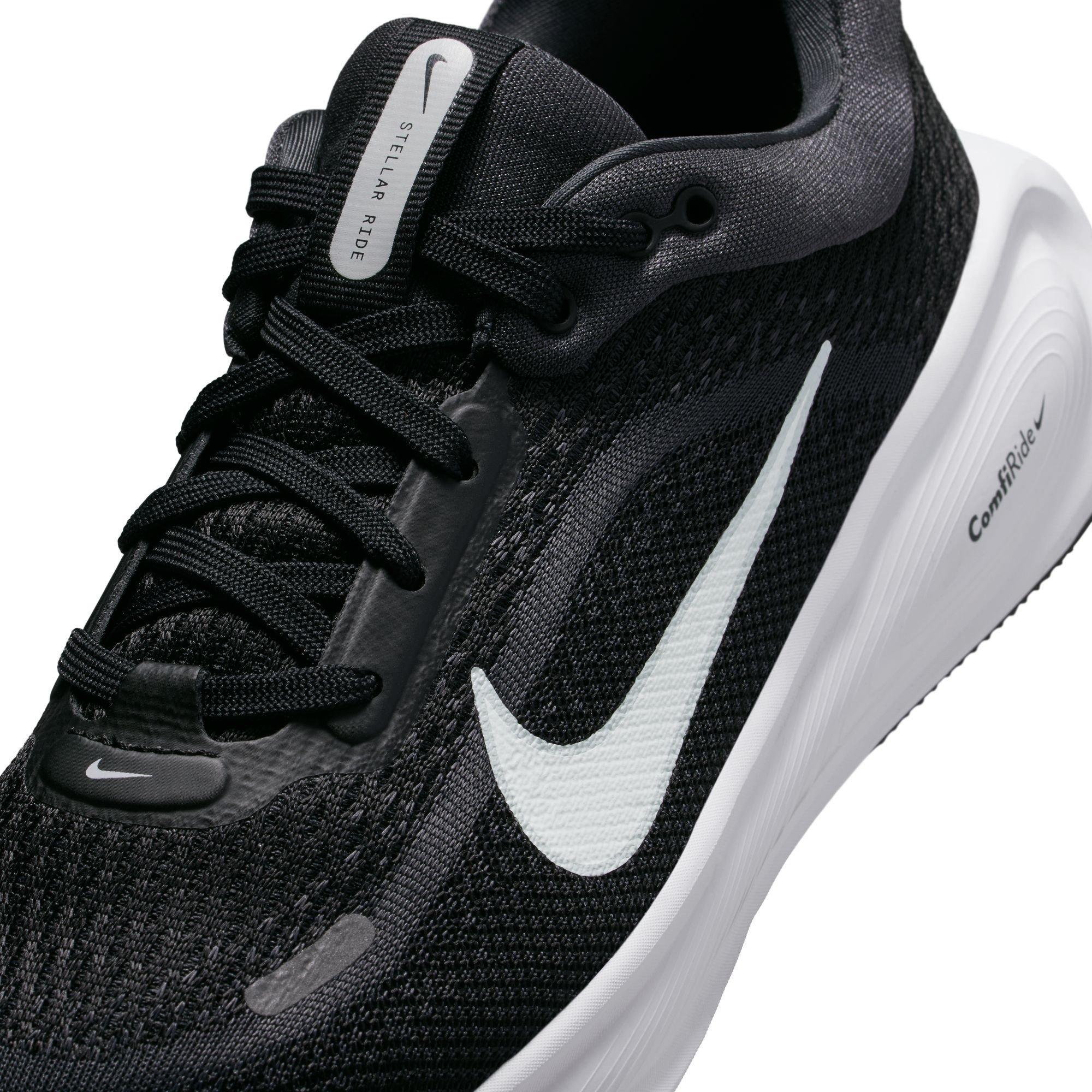 Blk/Wht-Anthra - Nike - Stellar Ride Junior Running Shoes - 7