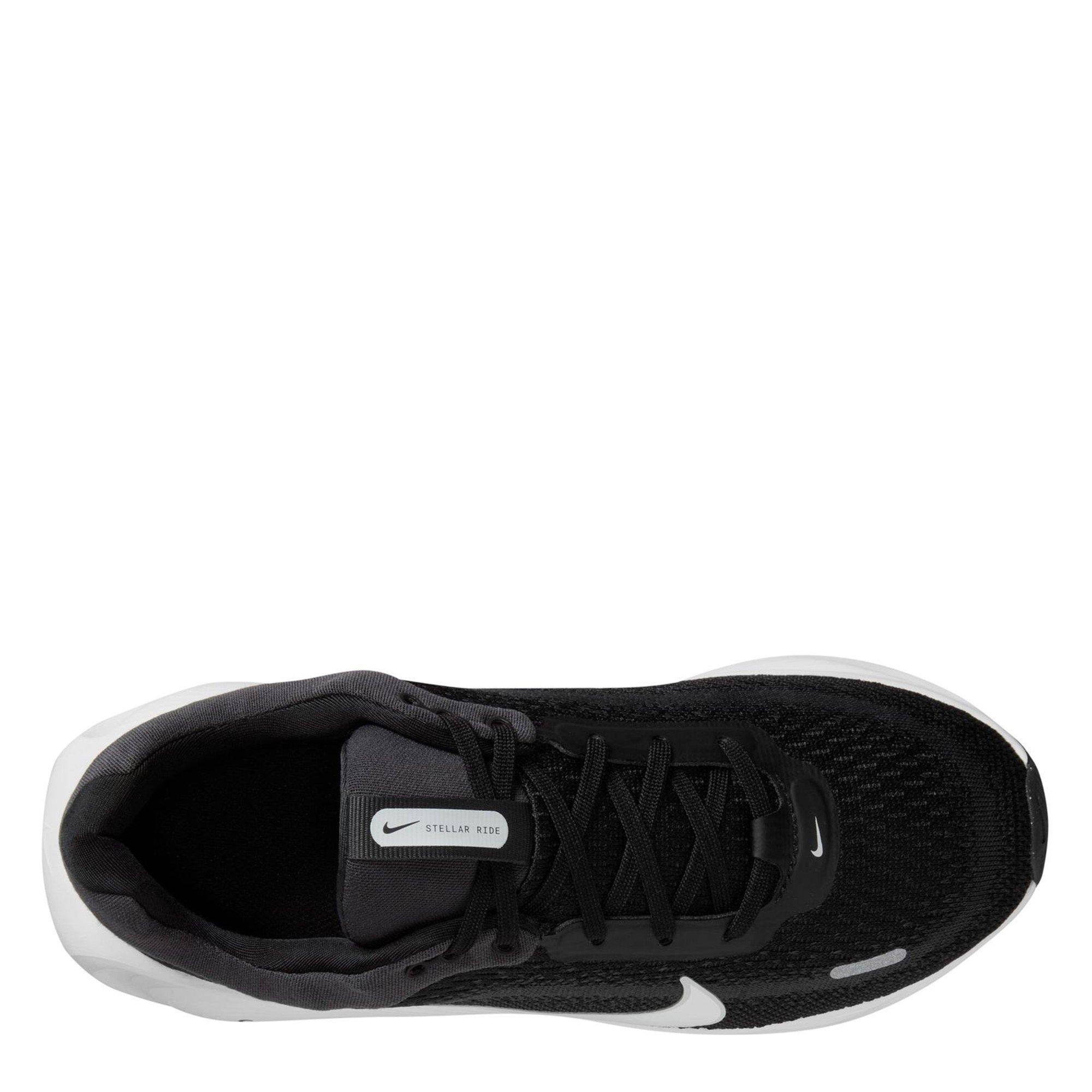 Blk/Wht-Anthra - Nike - Stellar Ride Junior Running Shoes - 10