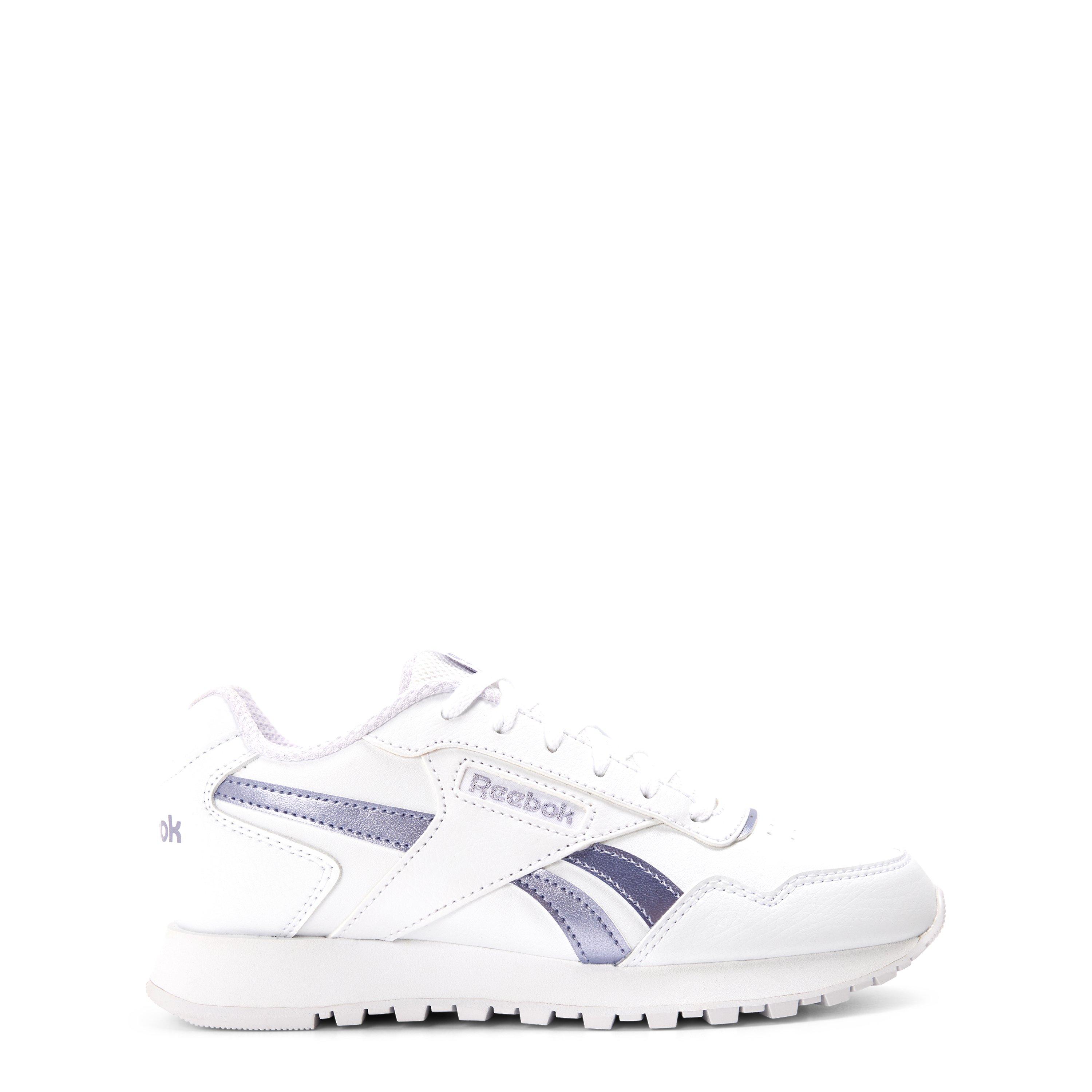 Reebok  Kids ' Glide Trainers - White/Purple - 5.5 (38.5)