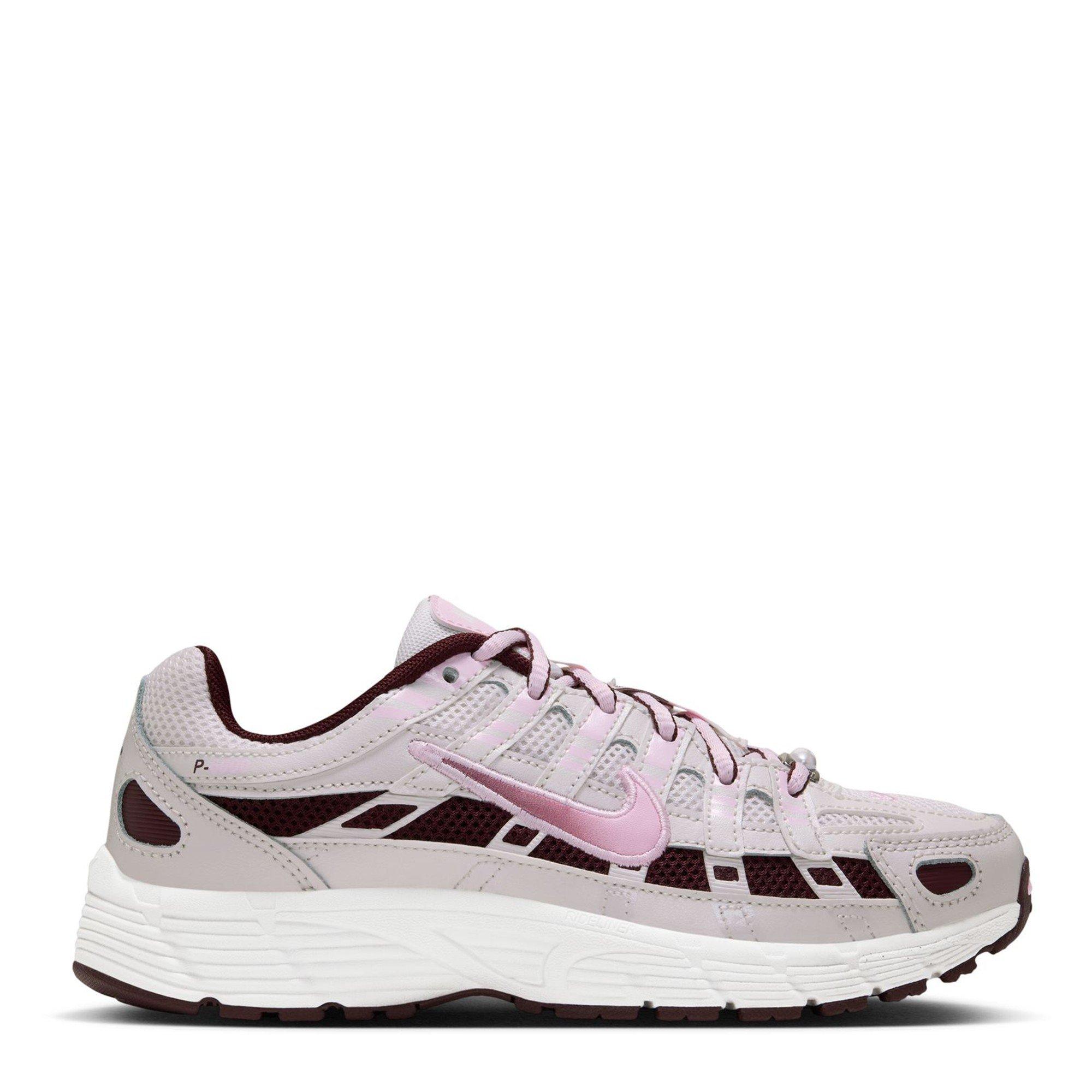 Nike Pink/Burgundy P6000 Lace Up Sneakers With Built-In Heel - 5.5 (38.5) - Image 5