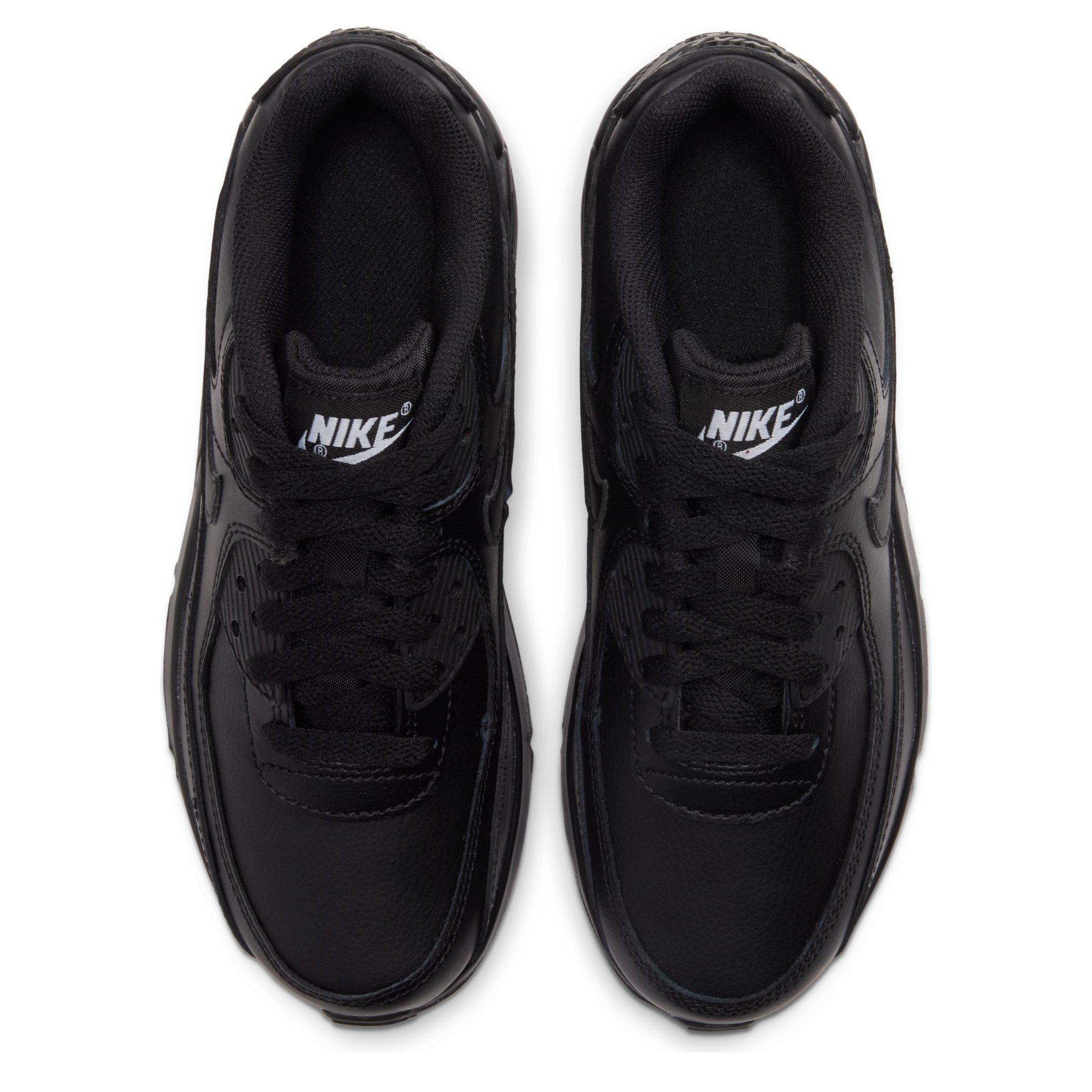 Triple Black - Nike - Air Max 90 LTR Big Kids' Trainers - 5