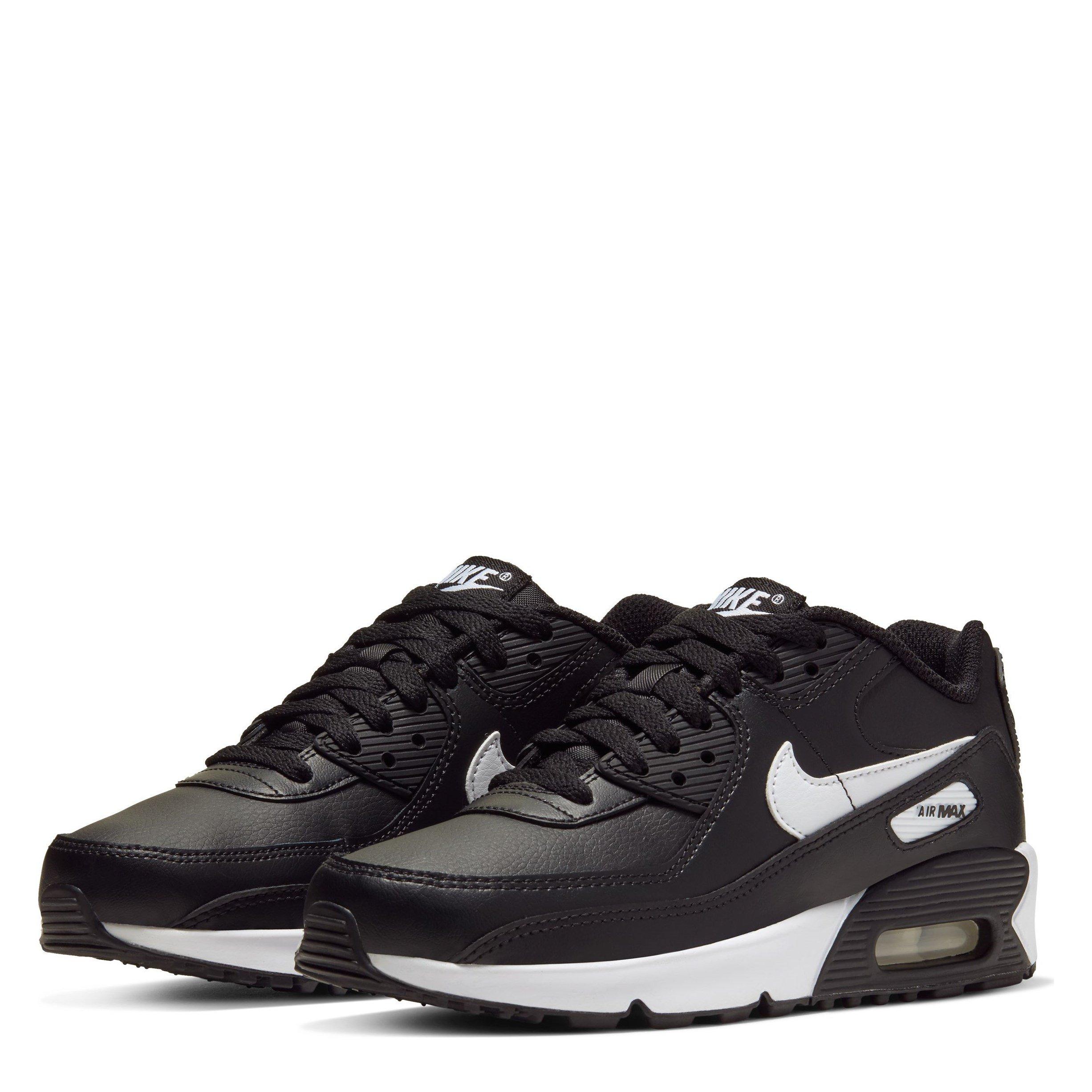 Schwarz/Weiß - Nike - Air Max 90 LTR Big Kids' Trainers - 3