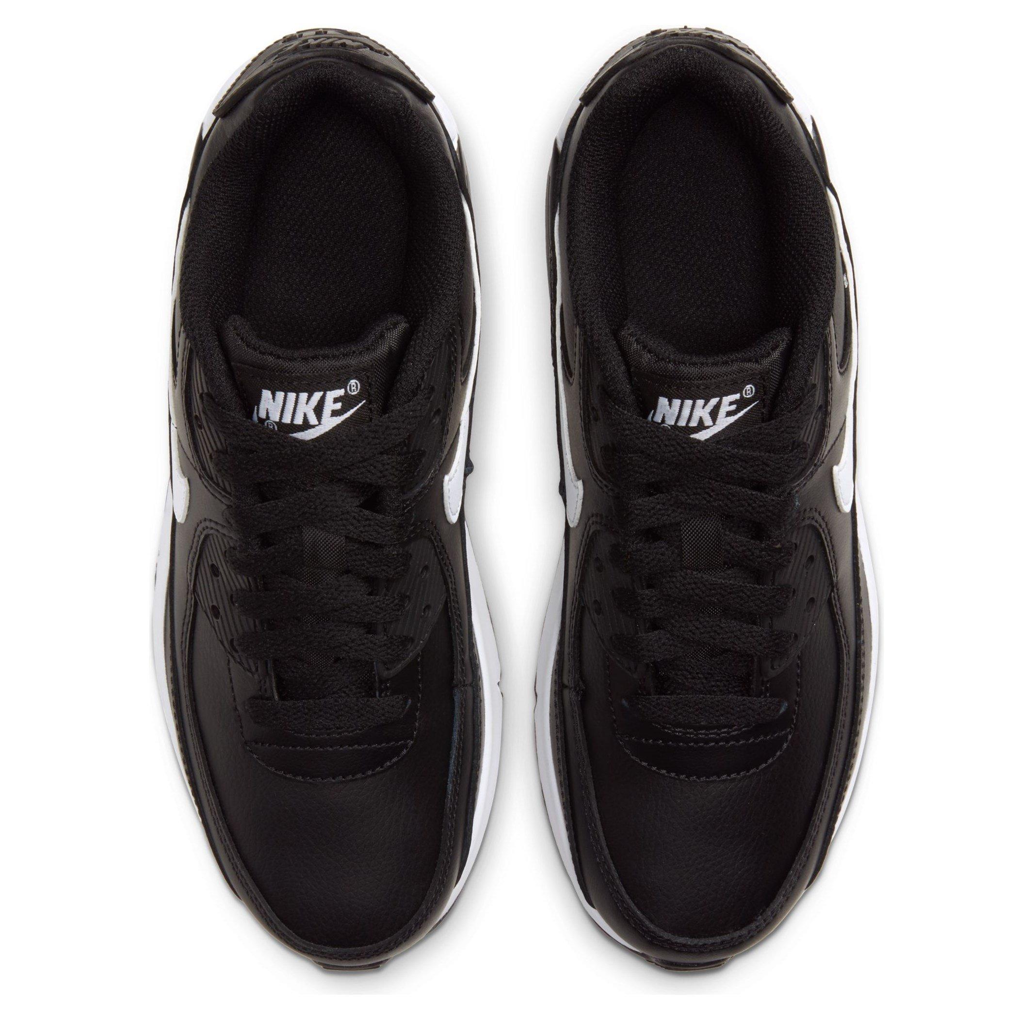 Schwarz/Weiß - Nike - Air Max 90 LTR Big Kids' Trainers - 5