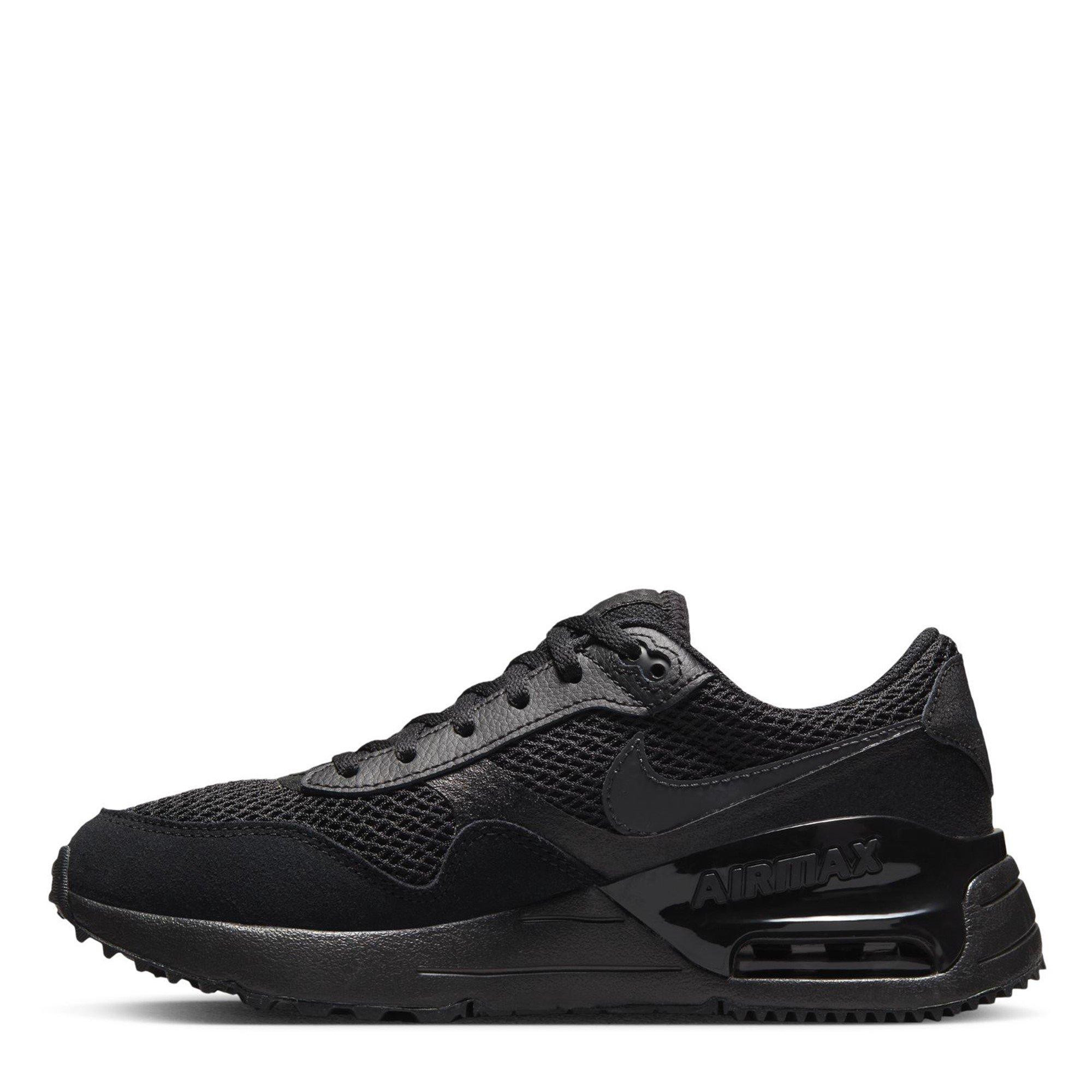Black/Grey - Nike - Air Max Systm Junior Trainers - 2