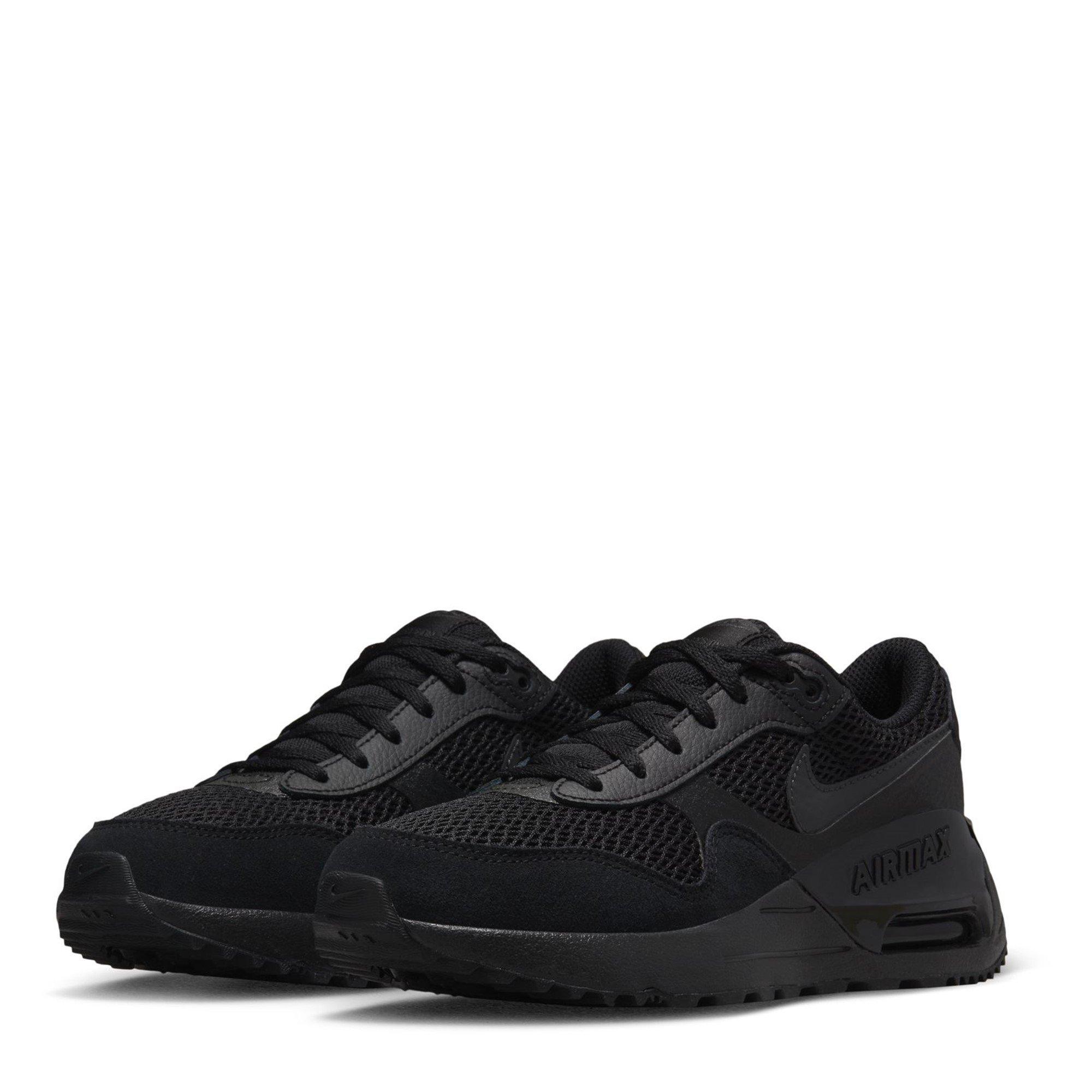 Black/Grey - Nike - Air Max Systm Junior Trainers - 3