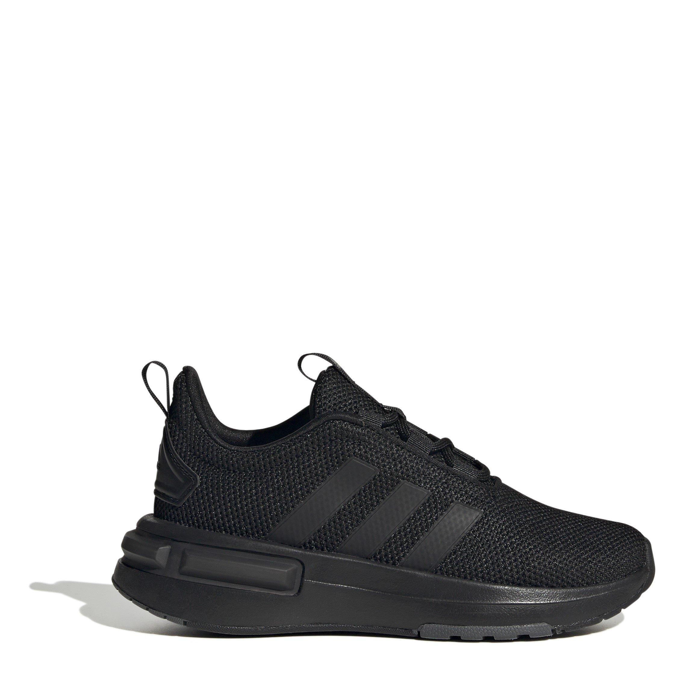 Triple Black - adidas - Racer TR21 Junior Boys Trainers - 1
