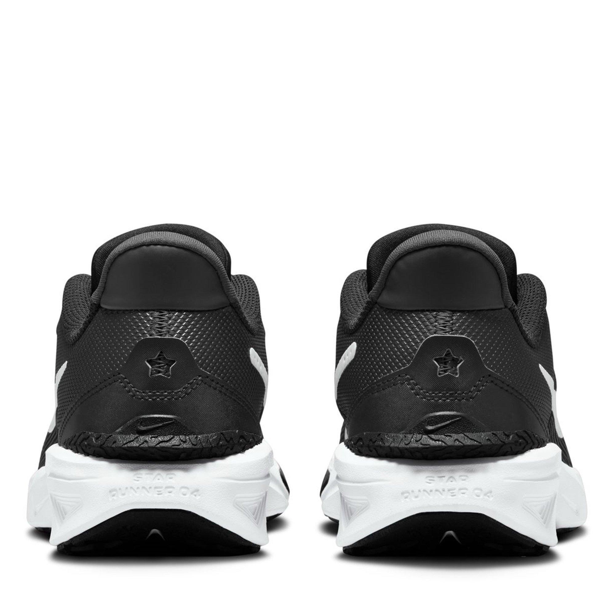 Sort/Hvid - Nike - STAR RUNNER 4 NN (GS) - 4