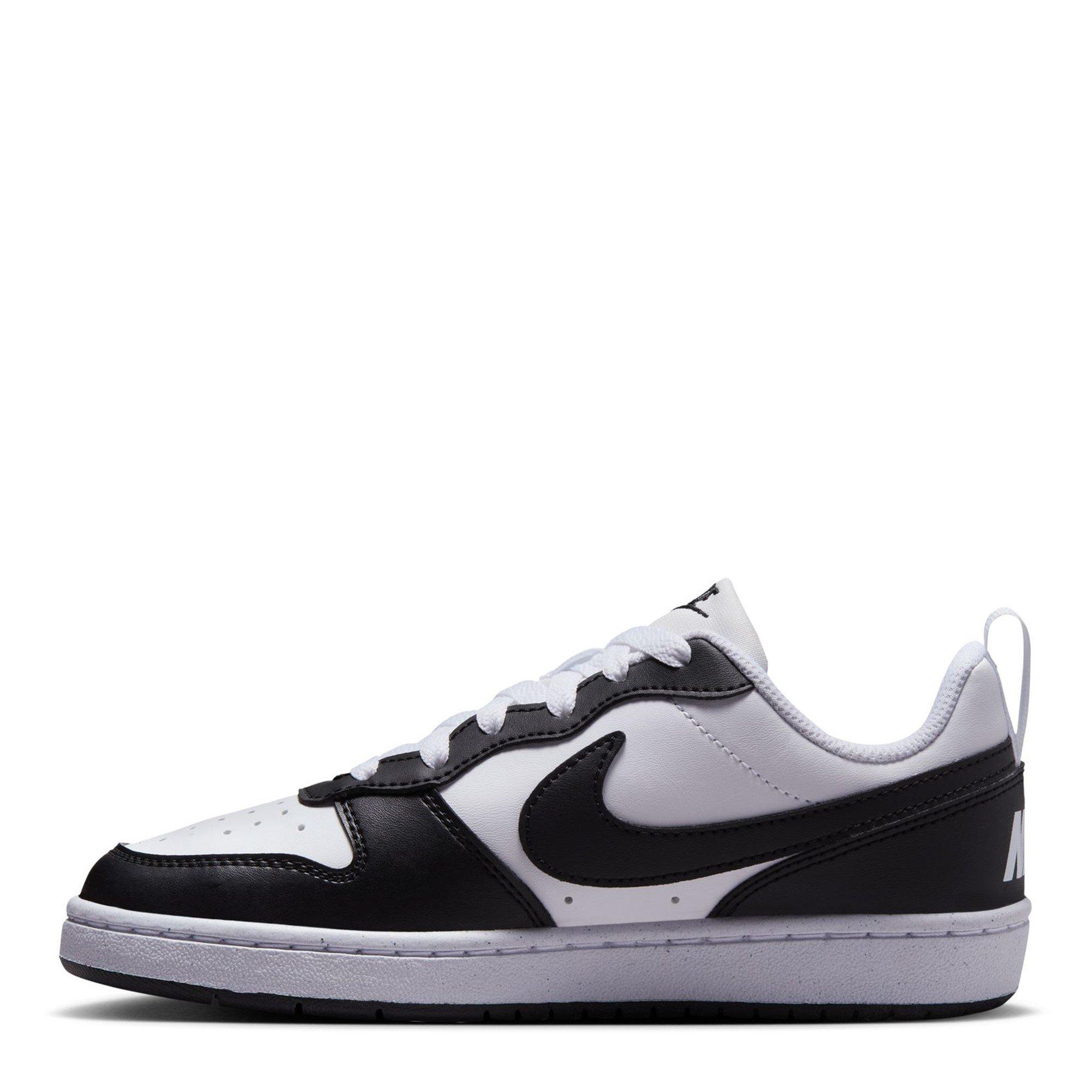 White/Black - Nike - Nike Court Borough Recraft Juniors Shoes - 2