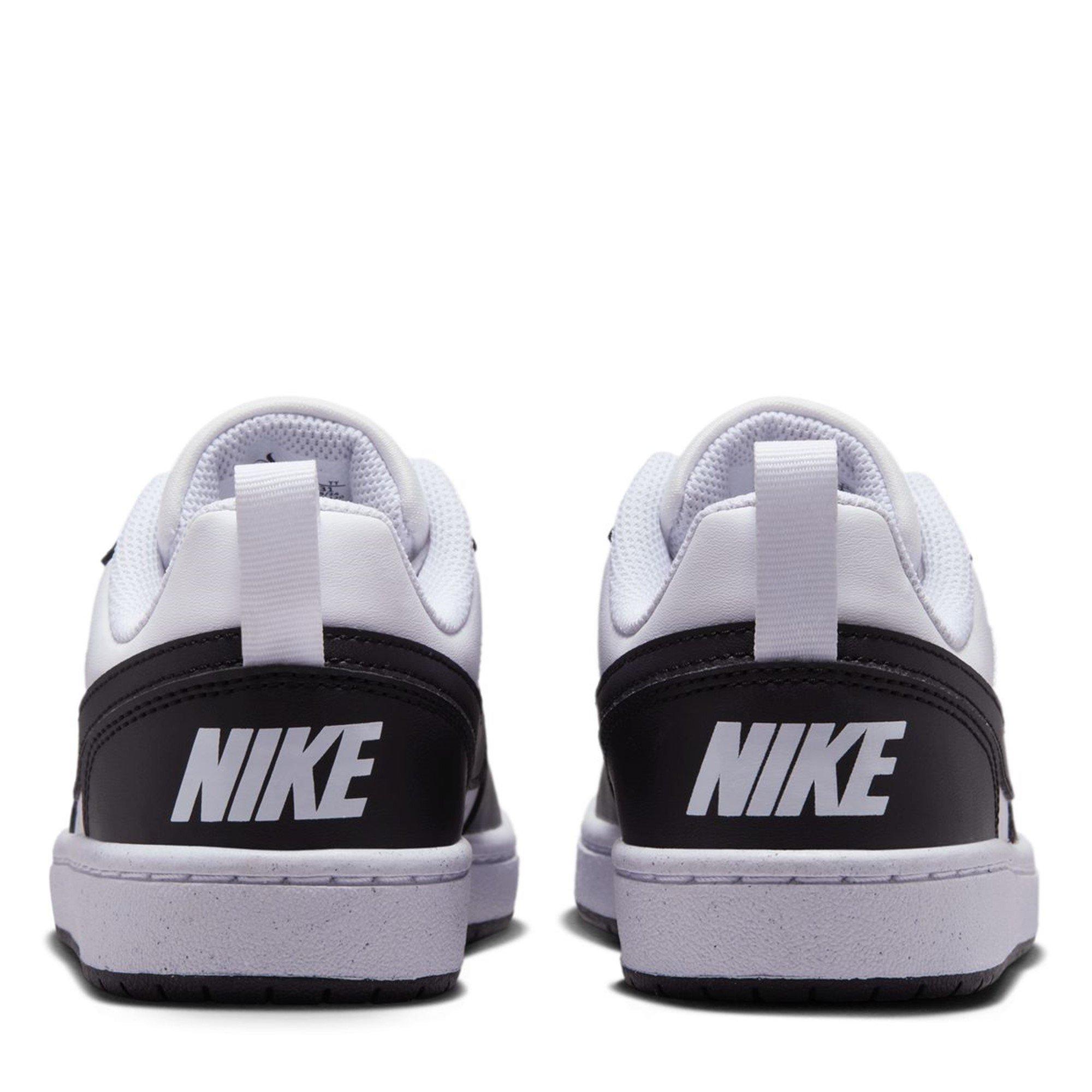 White/Black - Nike - Nike Court Borough Recraft Juniors Shoes - 4