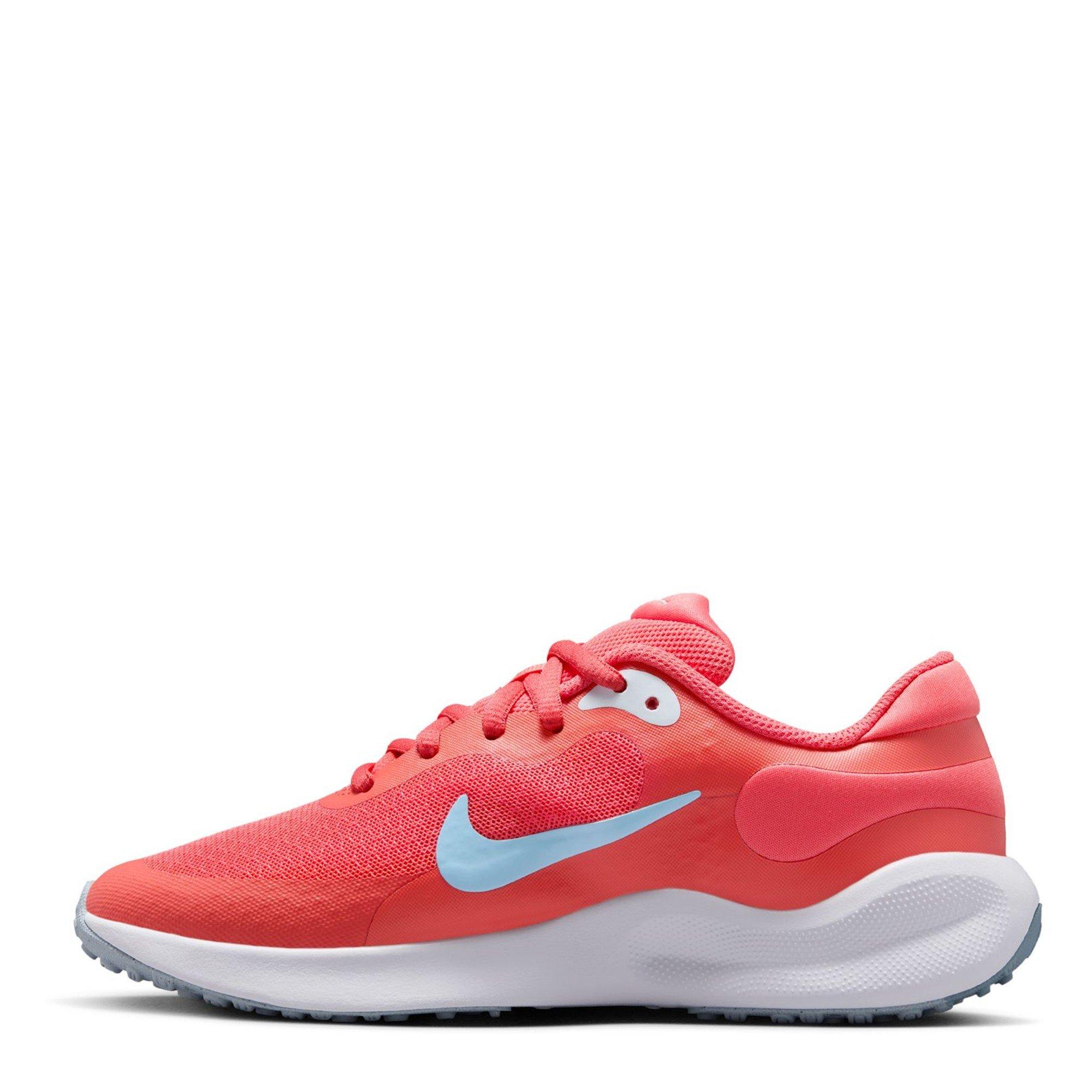 Red/Blue - Nike - Revolution 7 Junior Running Shoes - 2