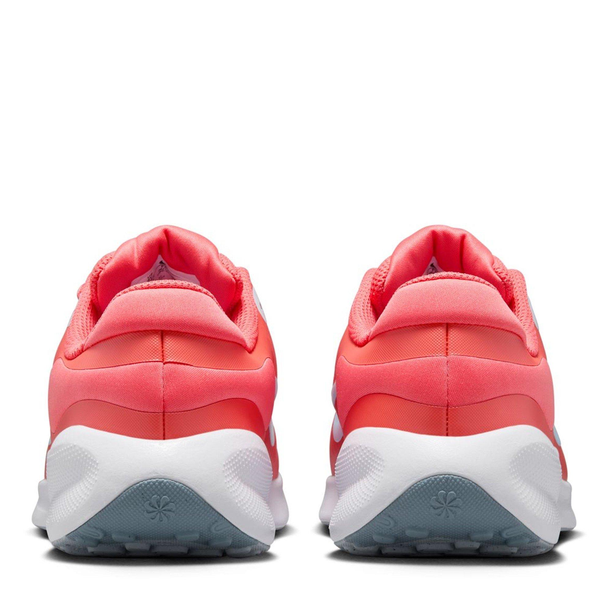 Red/Blue - Nike - Revolution 7 Junior Running Shoes - 4