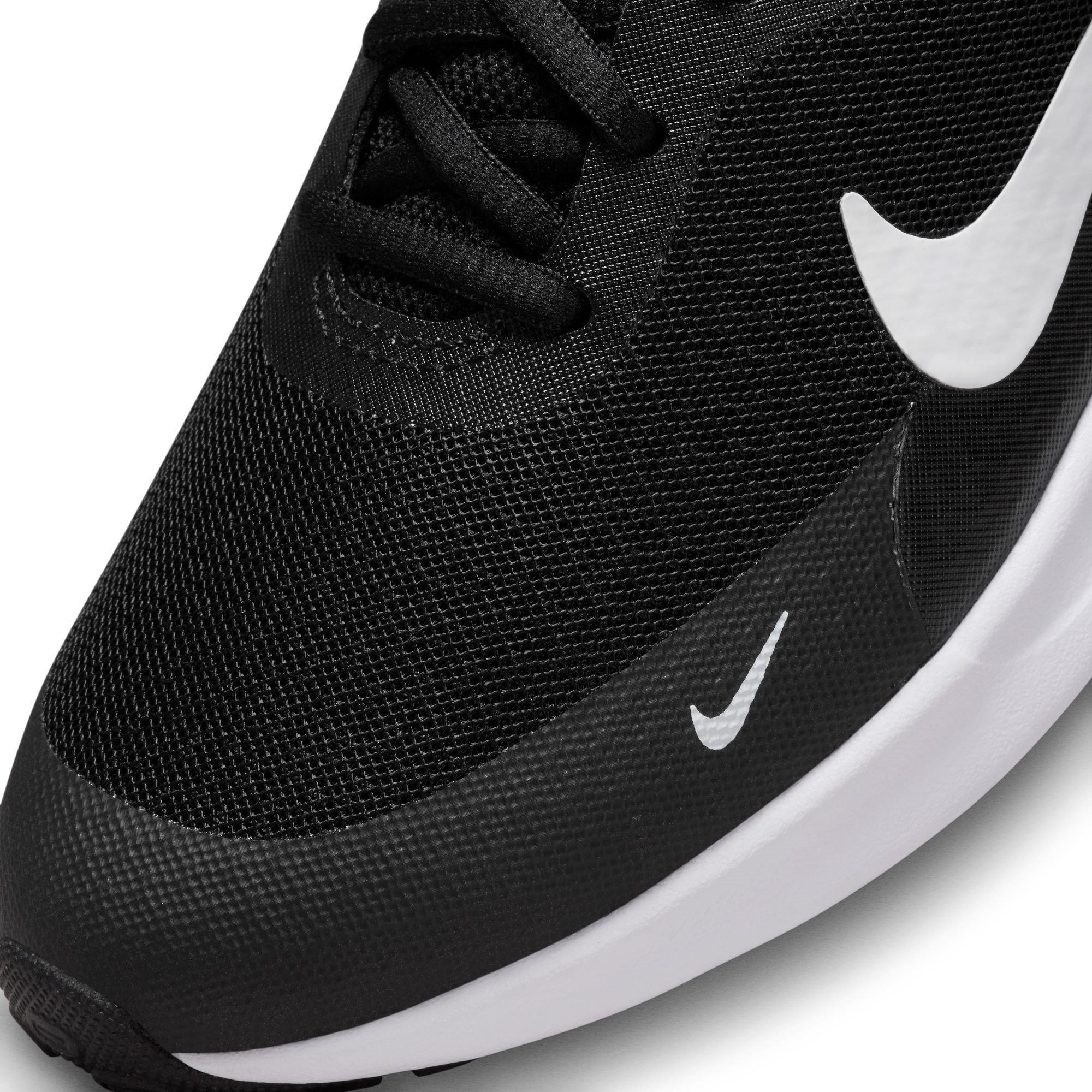 Black/Wht-White - Nike - Revolution 7 Junior Running Shoes - 7