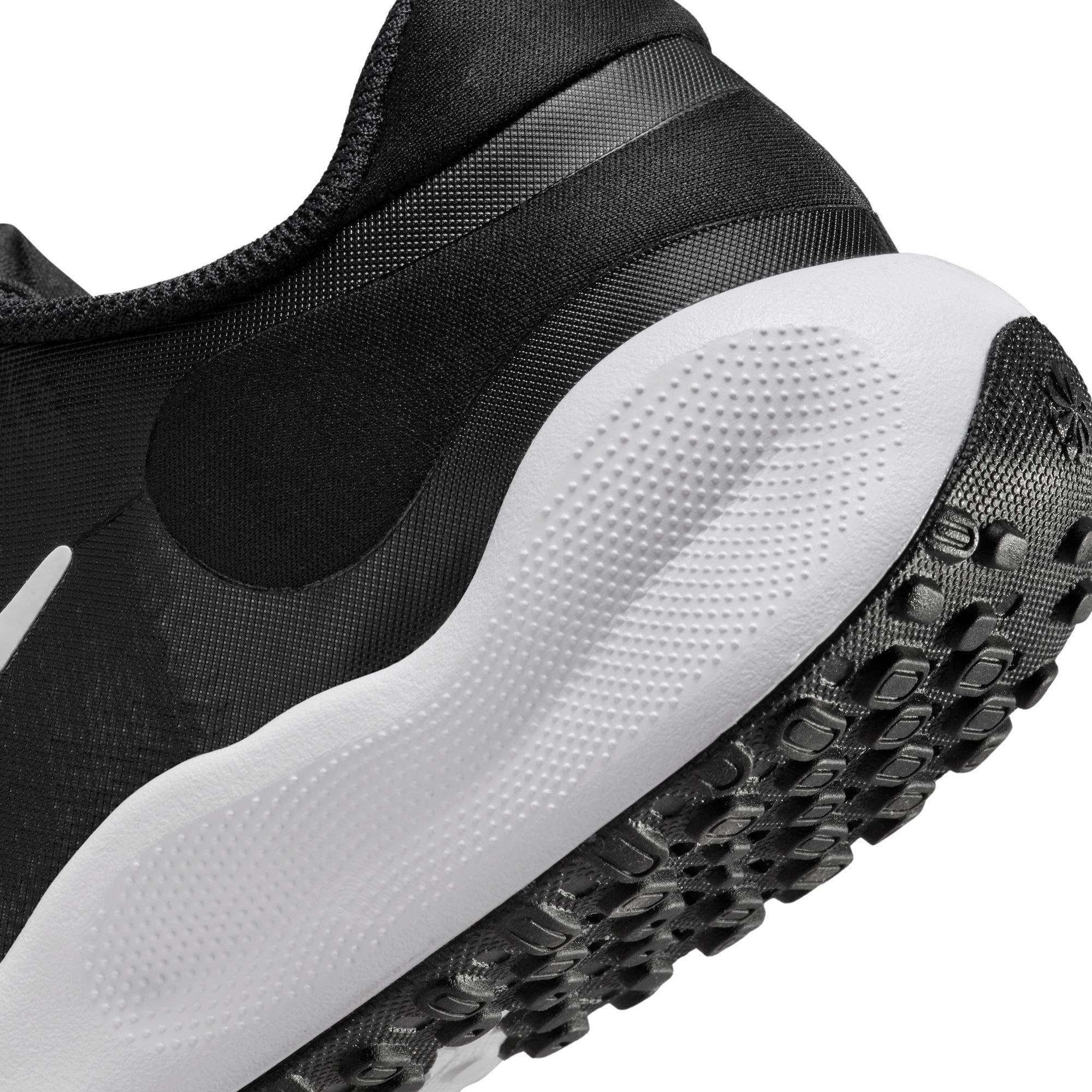 Black/Wht-White - Nike - Revolution 7 Junior Running Shoes - 8
