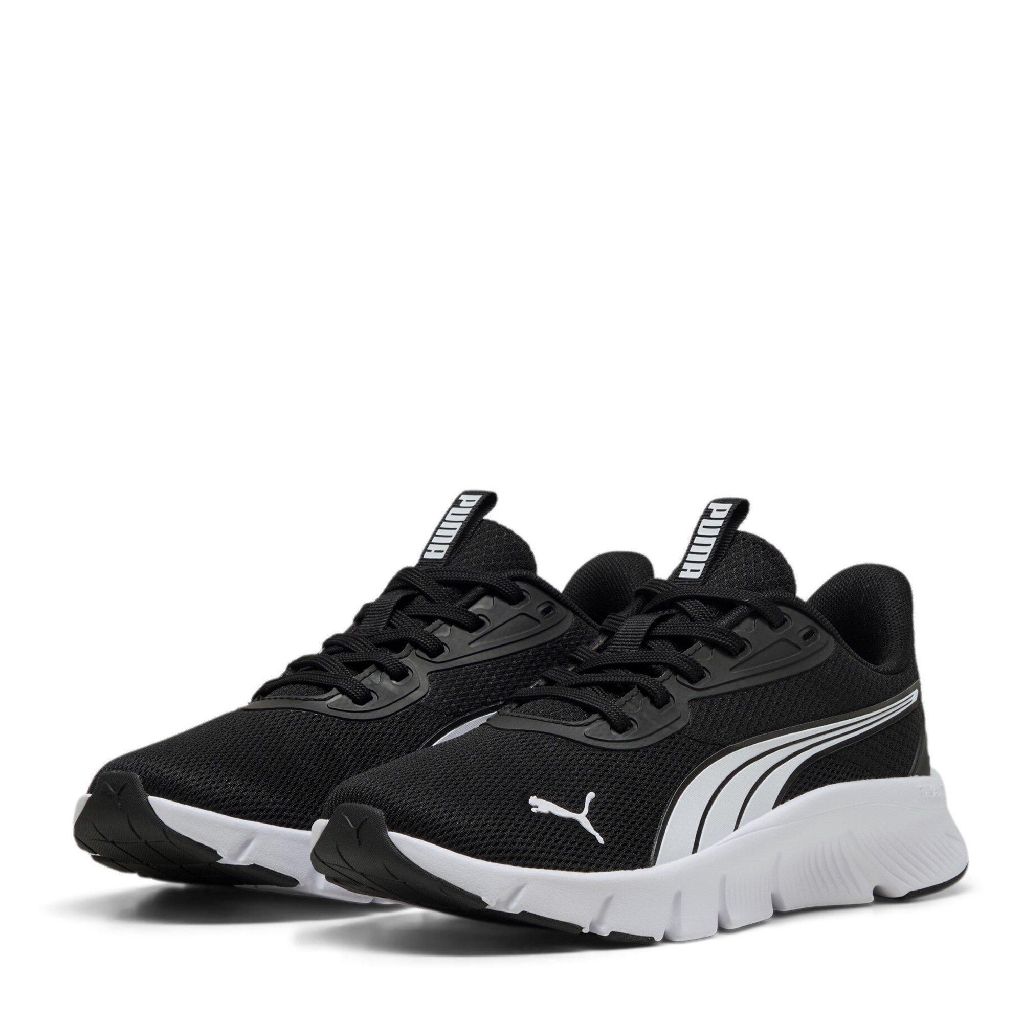 Puma Boys Kids' Flexfocus Lite Modern Jr Flex Focus Runners - Black/White - 3 (35.5)