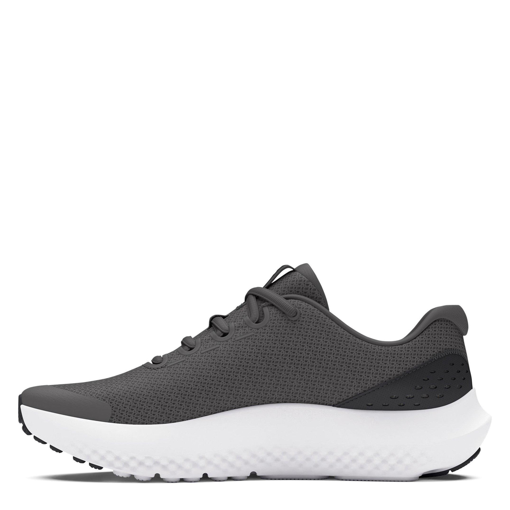 Grijs/Wit - Under Armour - Surge 4 Running Shoes Unisex Juniors - 2