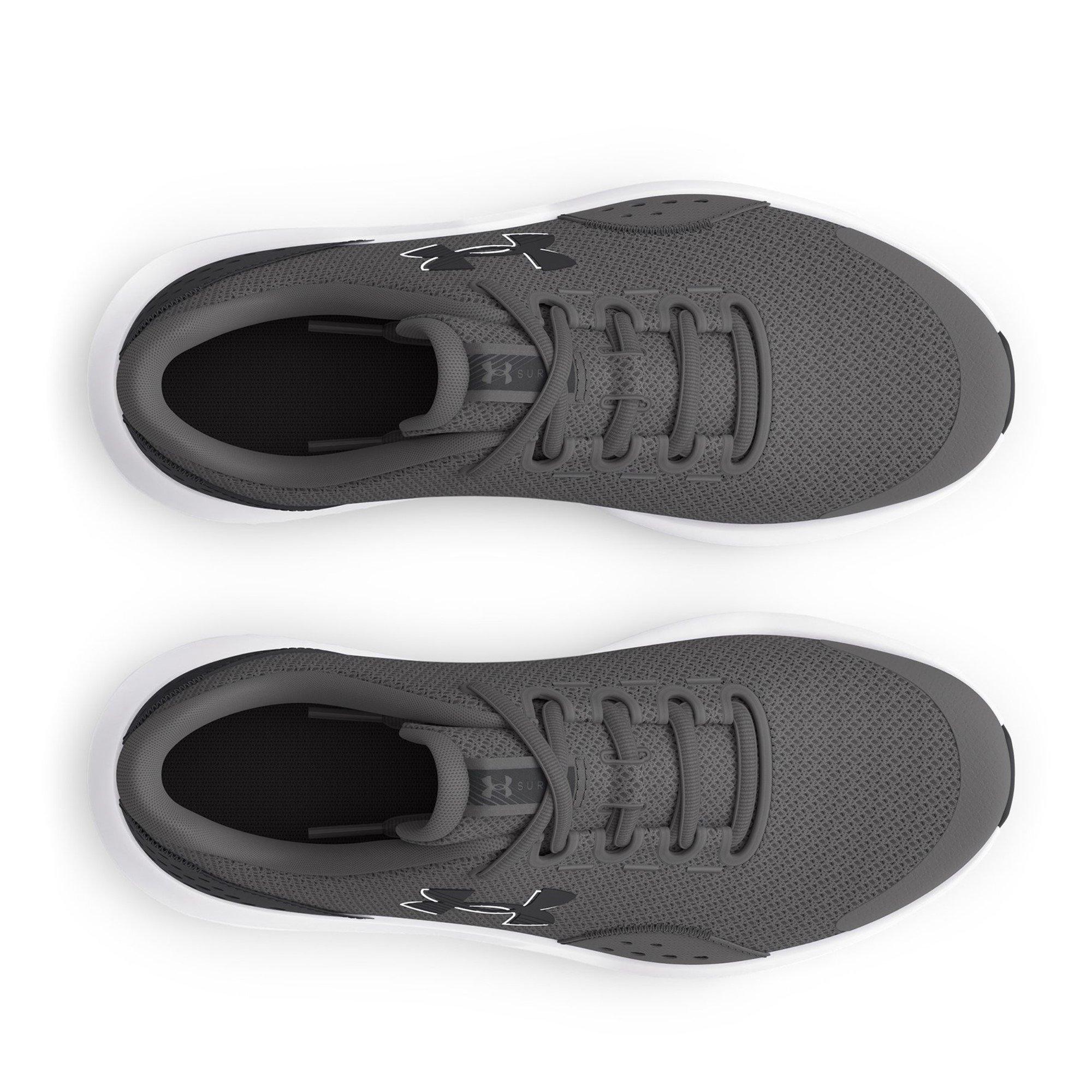 Grijs/Wit - Under Armour - Surge 4 Running Shoes Unisex Juniors - 4