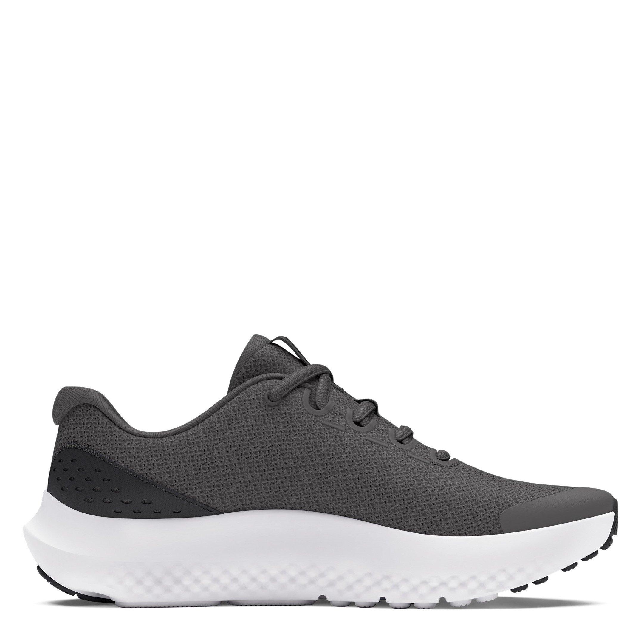 Grijs/Wit - Under Armour - Surge 4 Running Shoes Unisex Juniors - 6