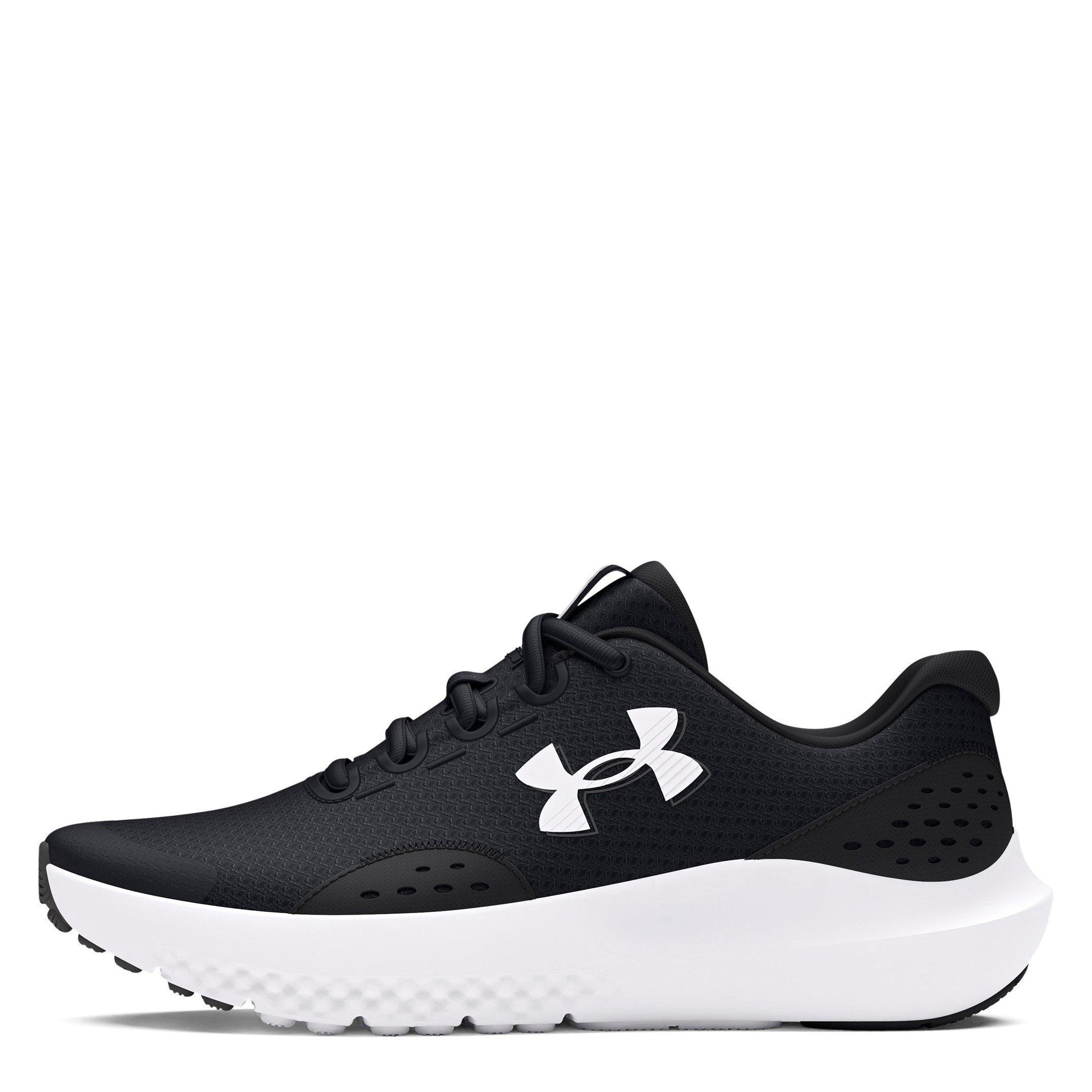 Schwarz/Weiß - Under Armour - Surge 4 Running Shoes Unisex Juniors - 7