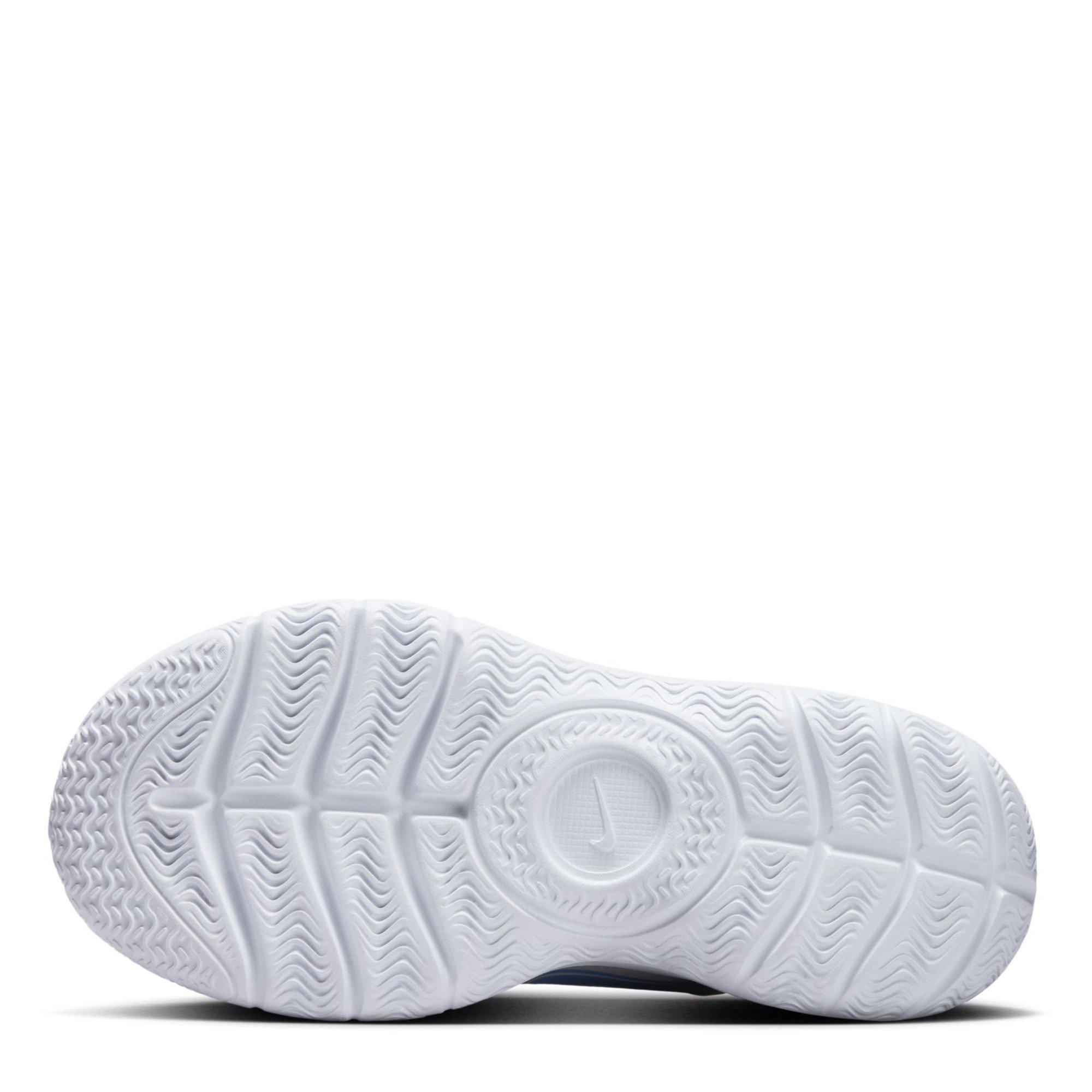 Grey/Orgn-Blue - Nike - Flex Runner 3 Juniors Shoes - 3