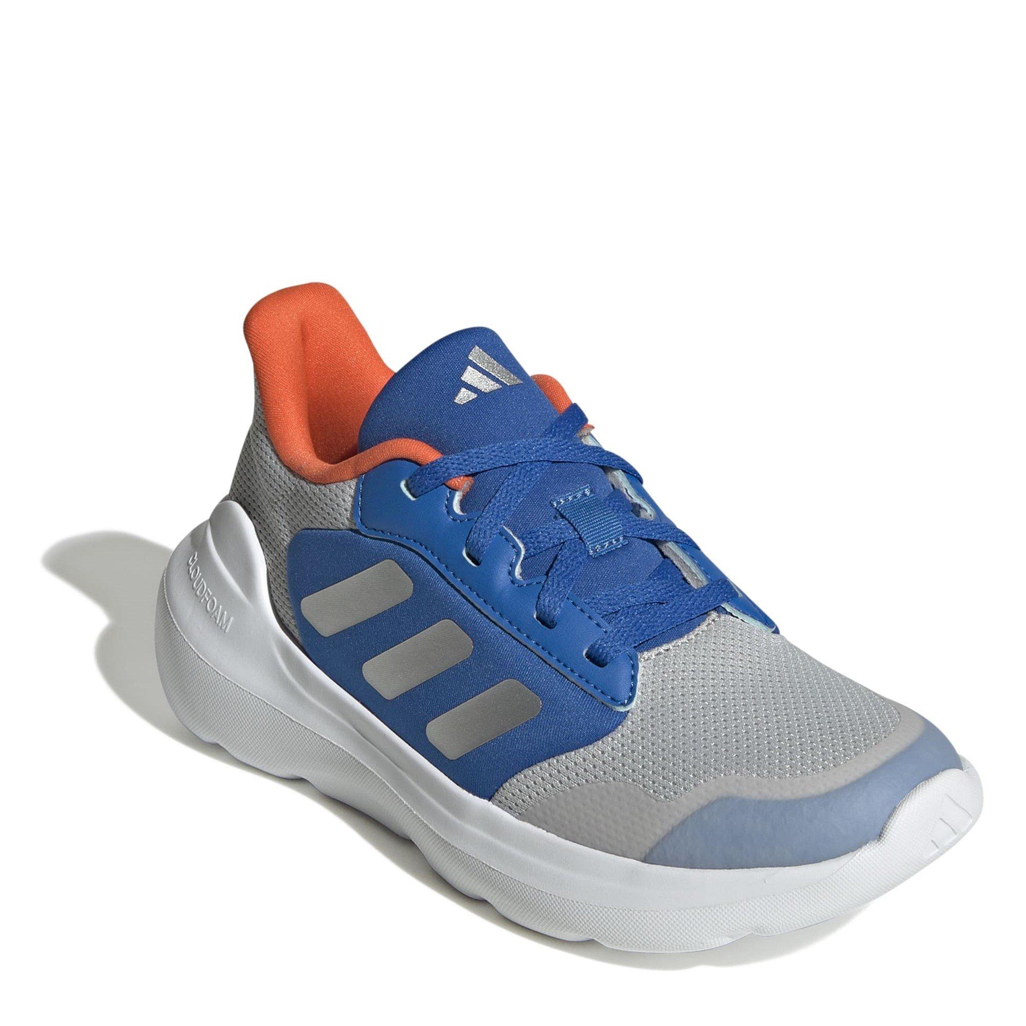 Gris/Argent/Royal - adidas - Tensaur Run 3.0 Kids Trainers - 3